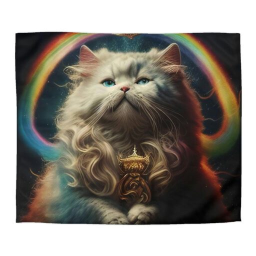 Queen Kitty Microfiber Duvet Cover