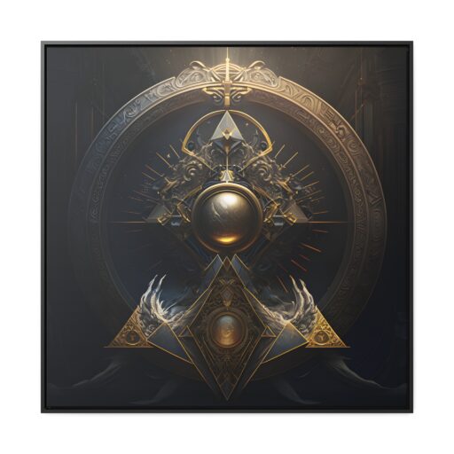 House of Trippers Gallery Canvas Wraps, Square Frame (Portal to the Gods)