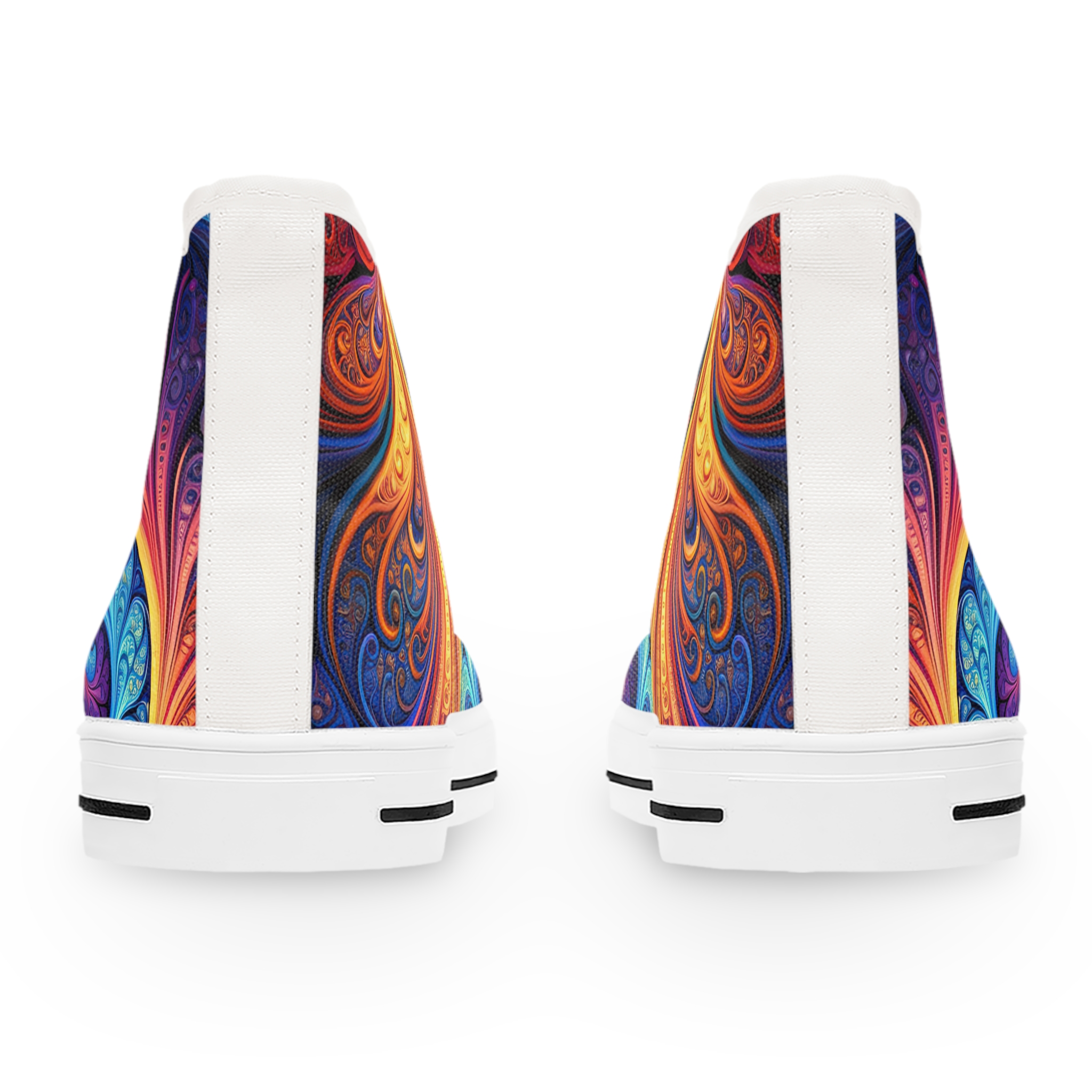 Swirling Women's High Top Sneakers - Image 3