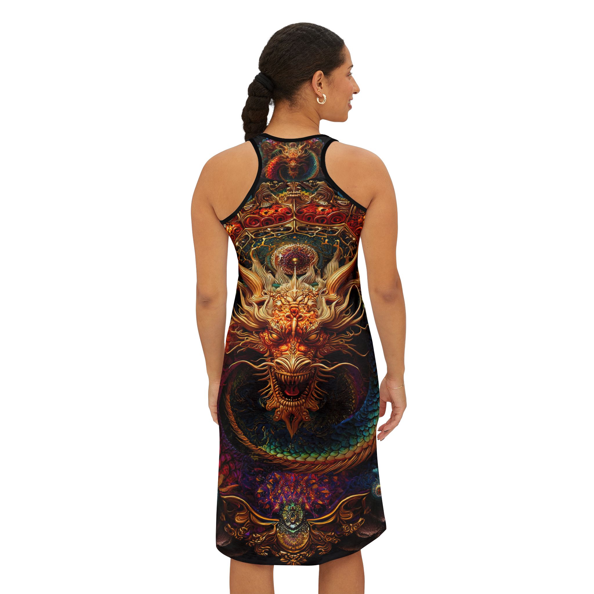 Women's Boss Dragon Racerback Dress - Image 4