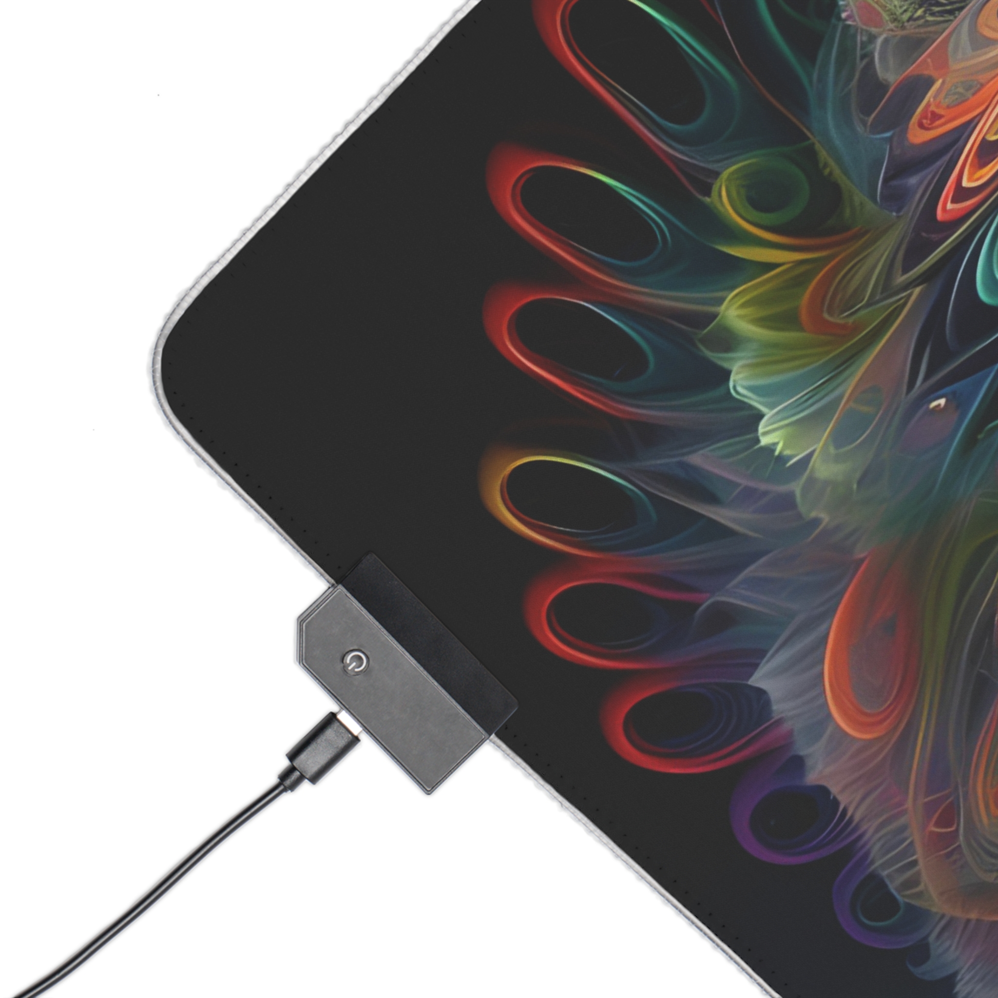 House of Trippers Playful Kitty LED Gaming Mouse Pad (Kitty wanna play) - Image 3