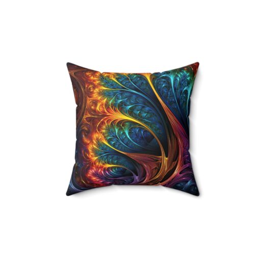 Melting Colors Spun Polyester Square Pillow