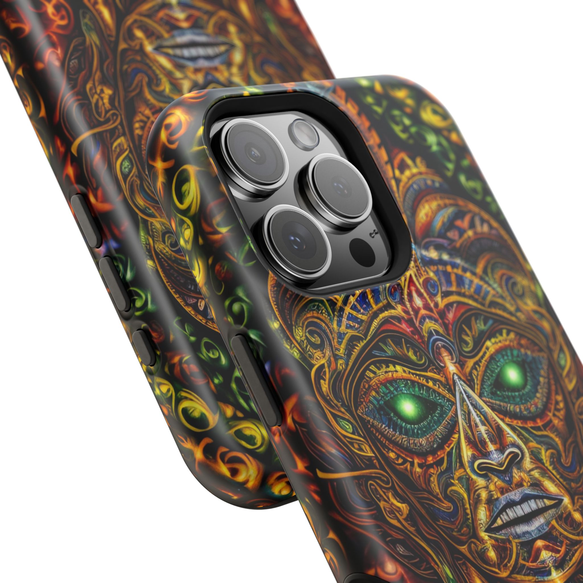 Psychedelic Magnetic Tough Case - Vibrant Smartphone Protection - Image 127