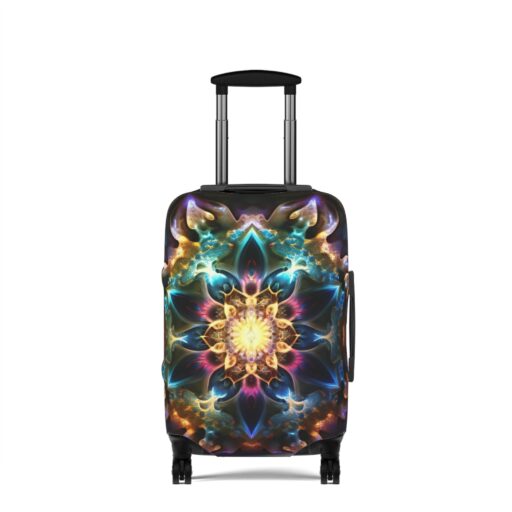 Purple Lotus Luggage Cover House of Trippers