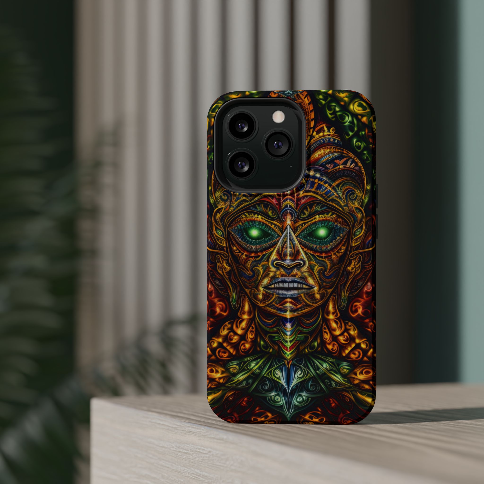 Psychedelic Magnetic Tough Case - Vibrant Smartphone Protection - Image 60