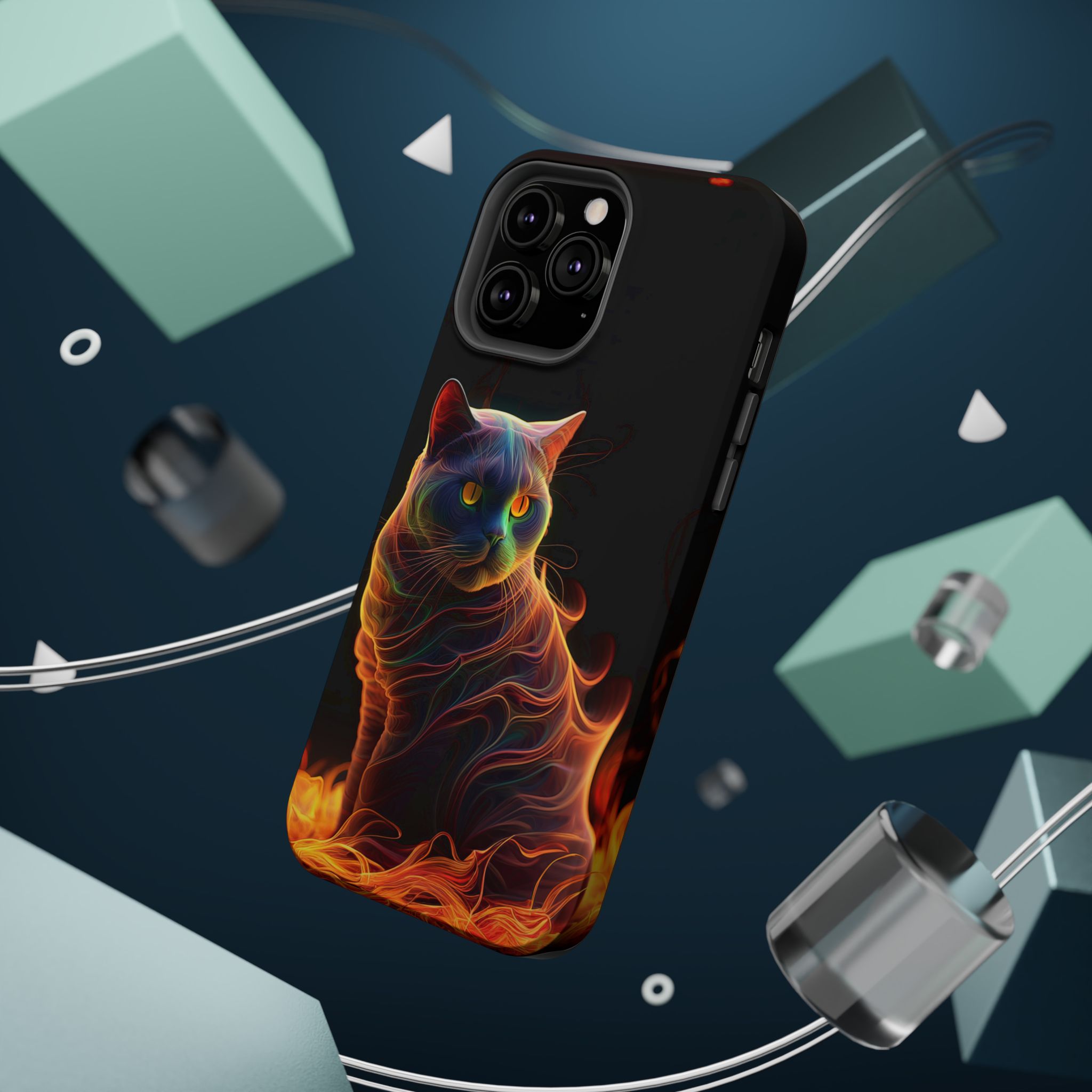 Damien I miss you Baby Vibrant Cat Design Magnetic Tough Cases – Pet Lover’s Phone Accessories - Image 67