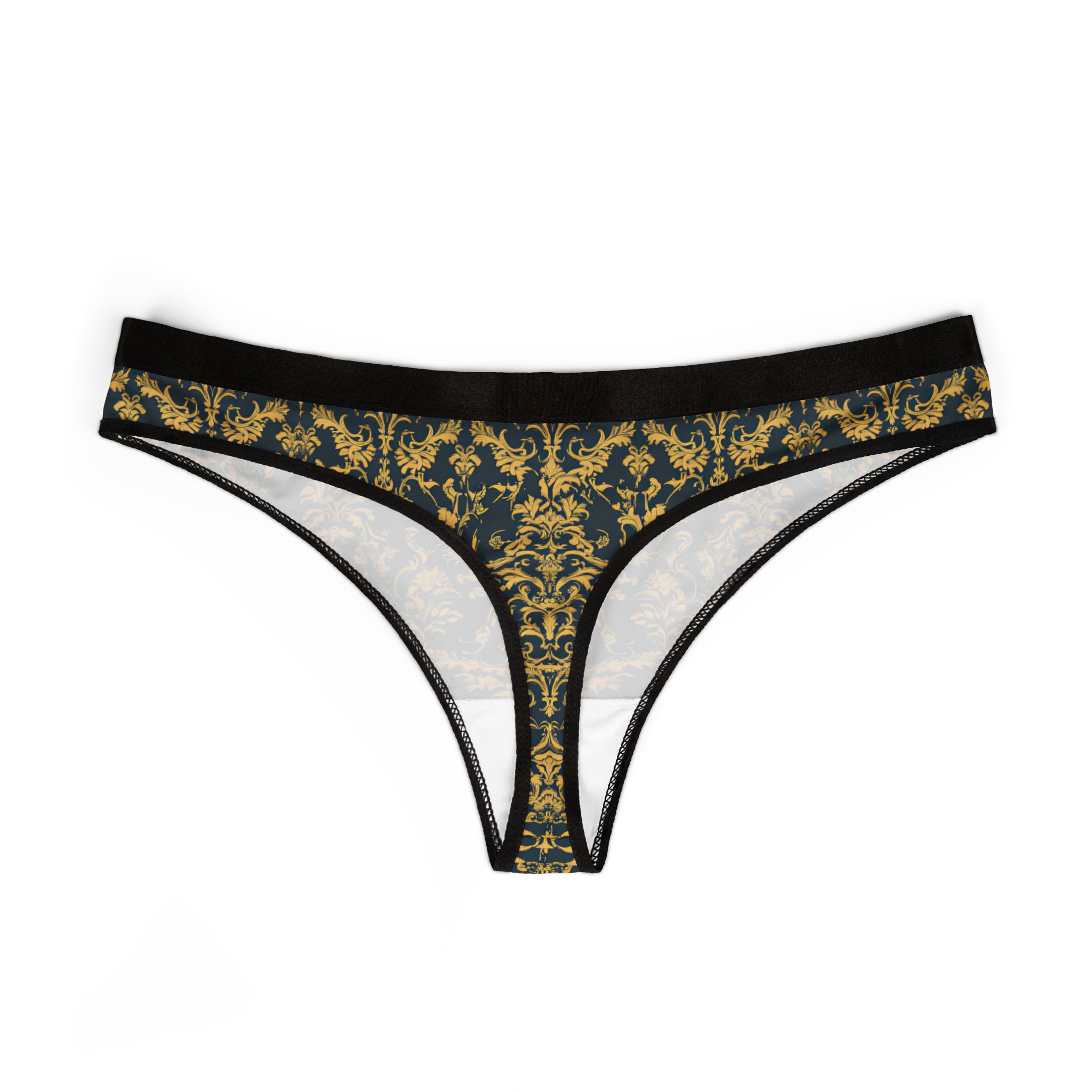 Elegant Floral Women's Thongs - Luxurious Comfort and Style - Image 2