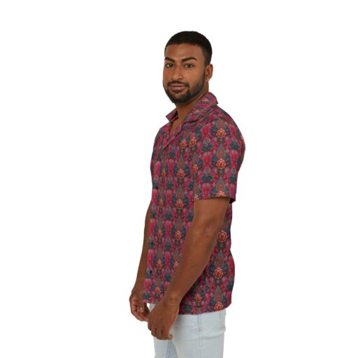 Tropical Floral Men's Hawaiian Shirt - Perfect for Summer Celebrations
