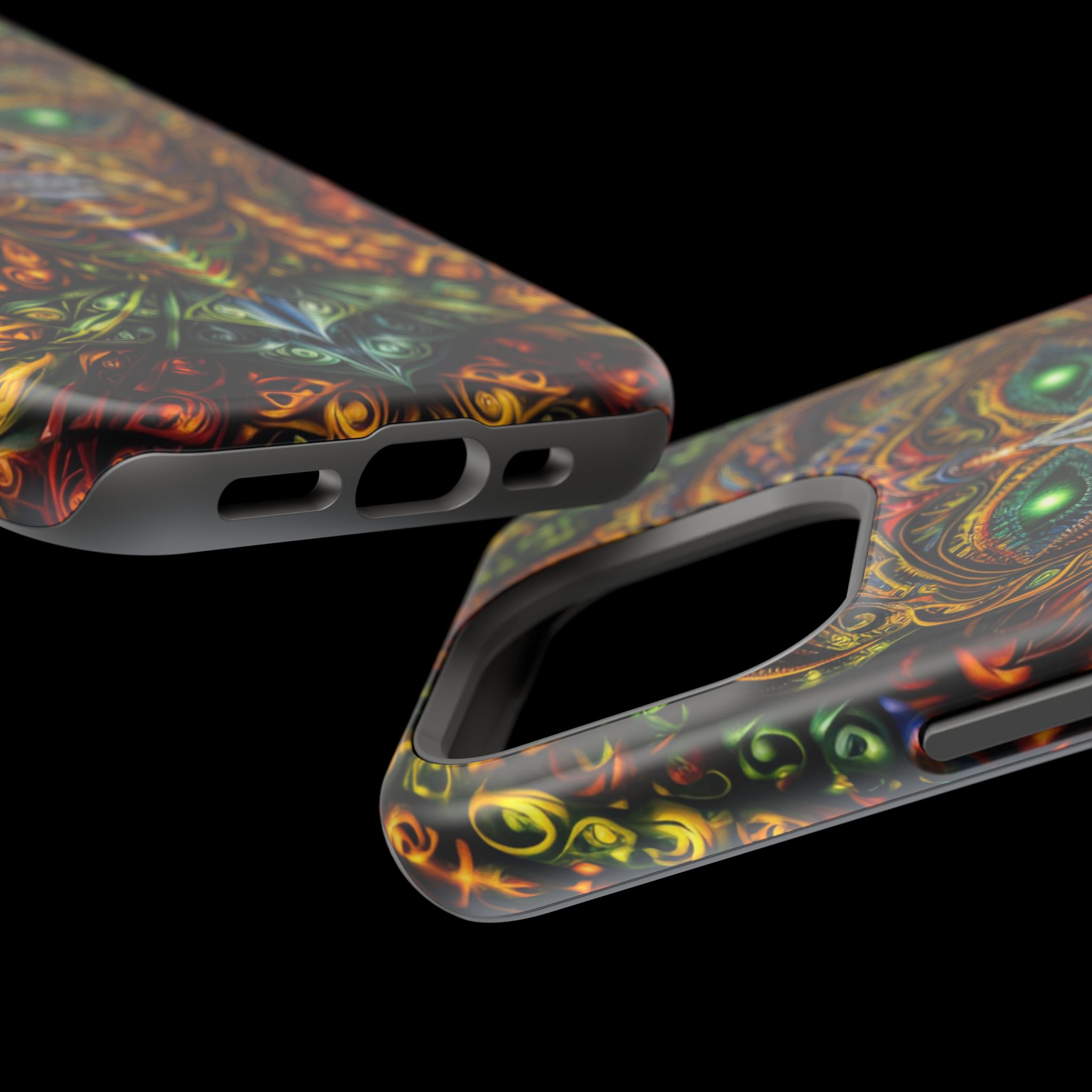 Psychedelic Magnetic Tough Case - Vibrant Smartphone Protection - Image 83