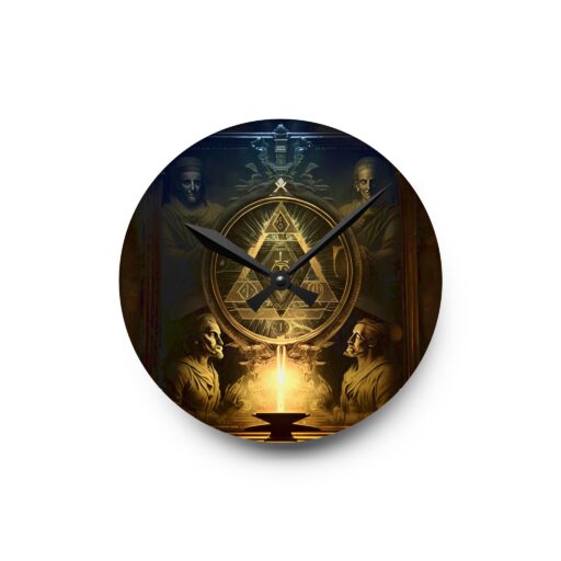 Come Unto The Light Acrylic Wall Clock