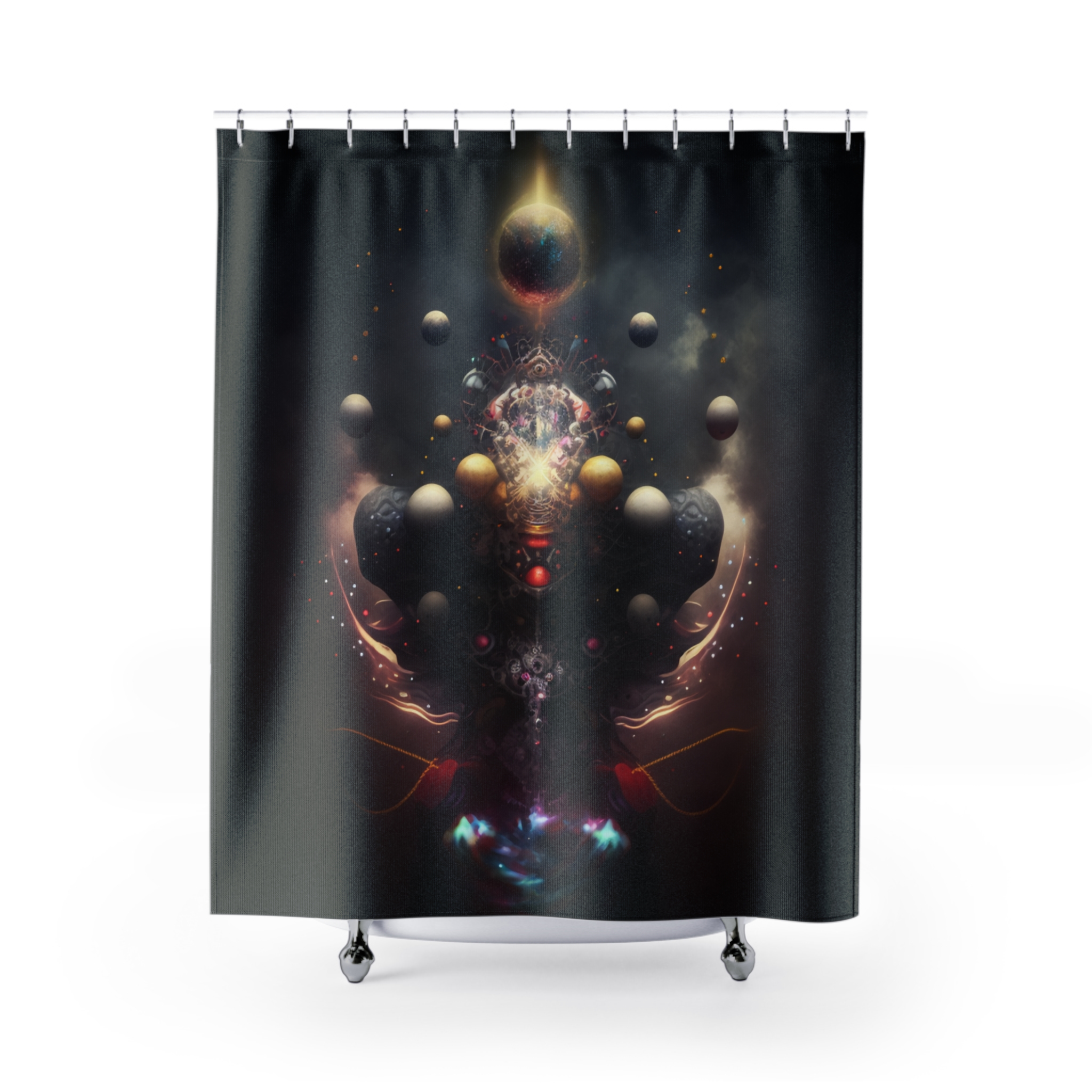 House of Trippers Sub Atomic Explosion Shower Curtains (Micro Nuclear)