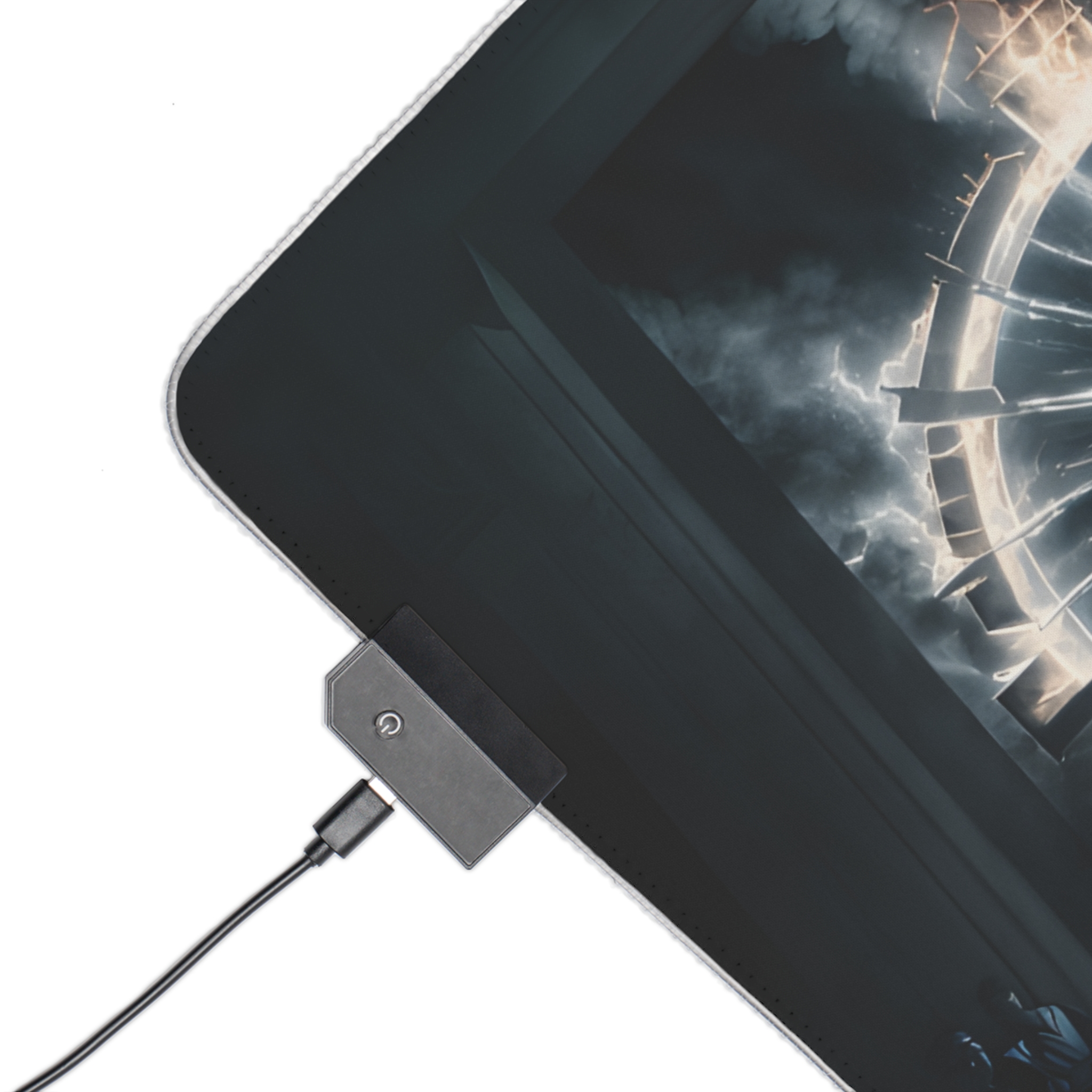 Busting through the Gates LED Gaming Mouse Pad (Only the strong shall survive) - Image 10