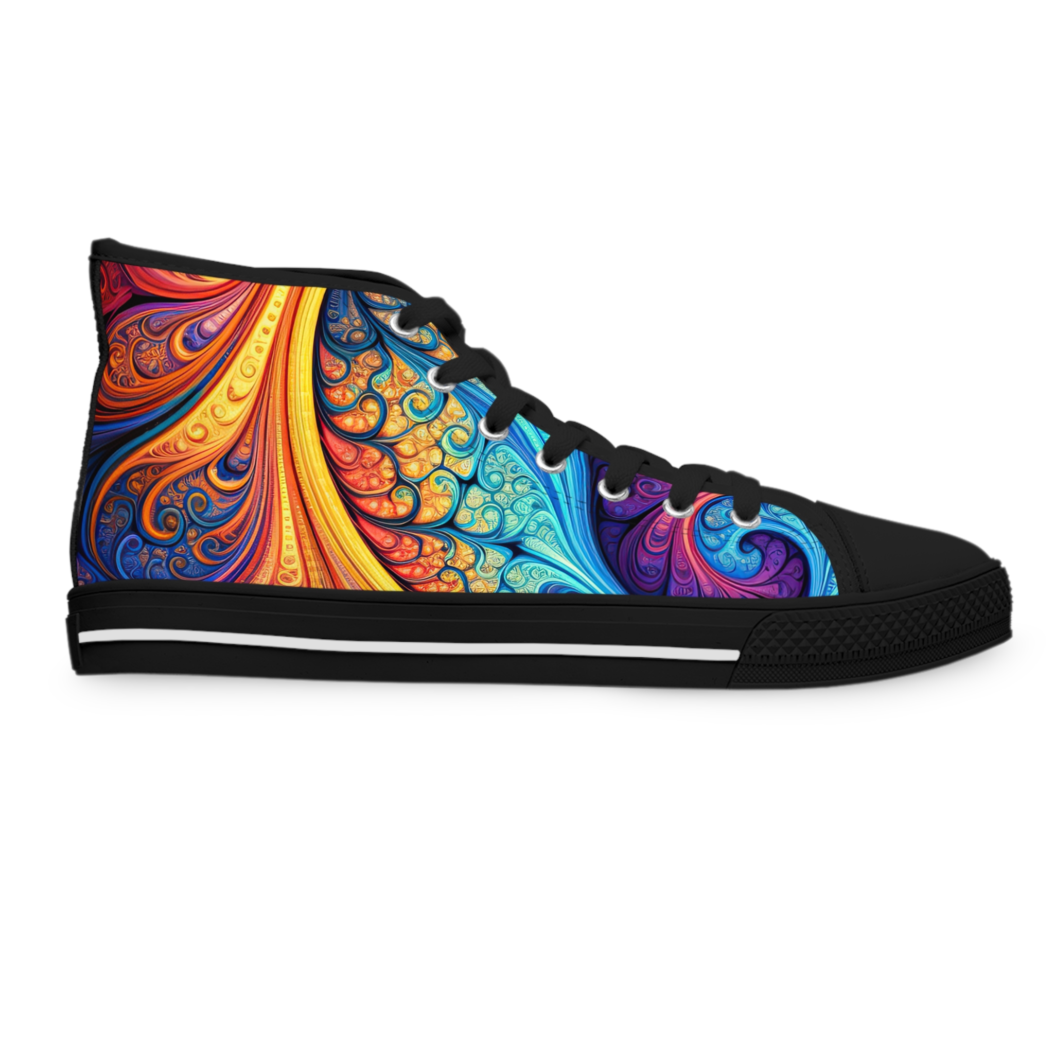 Swirling Women's High Top Sneakers - Image 12