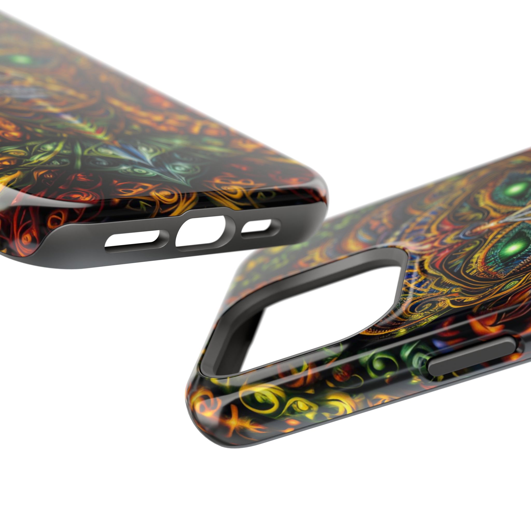 Psychedelic Magnetic Tough Case - Vibrant Smartphone Protection - Image 95