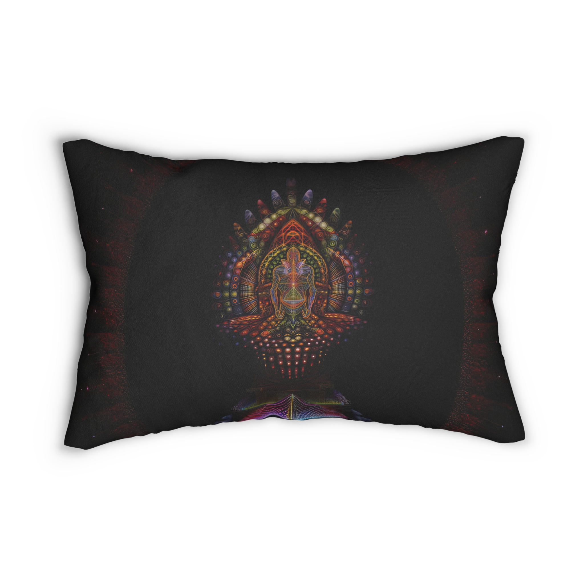 In The Beginning Was The Word And The Word Was You And The Creation Of You Into Existence. Spun Polyester Lumbar Pillow