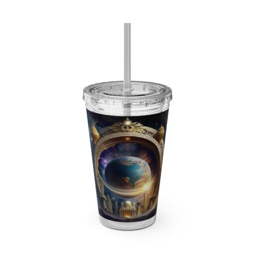 Global Tripper Sunsplash Tumbler with Straw, 16oz
