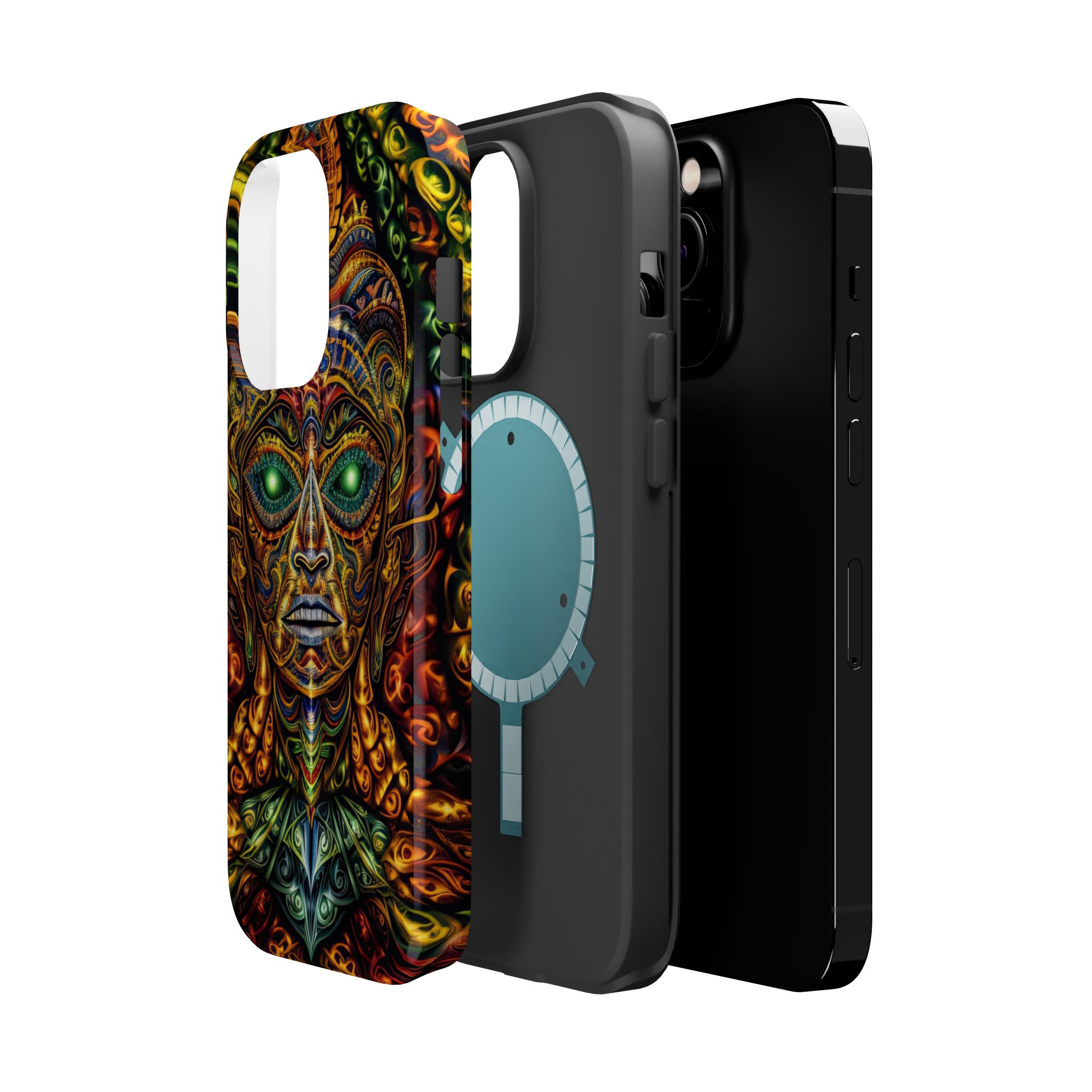 Psychedelic Magnetic Tough Case - Vibrant Smartphone Protection - Image 14