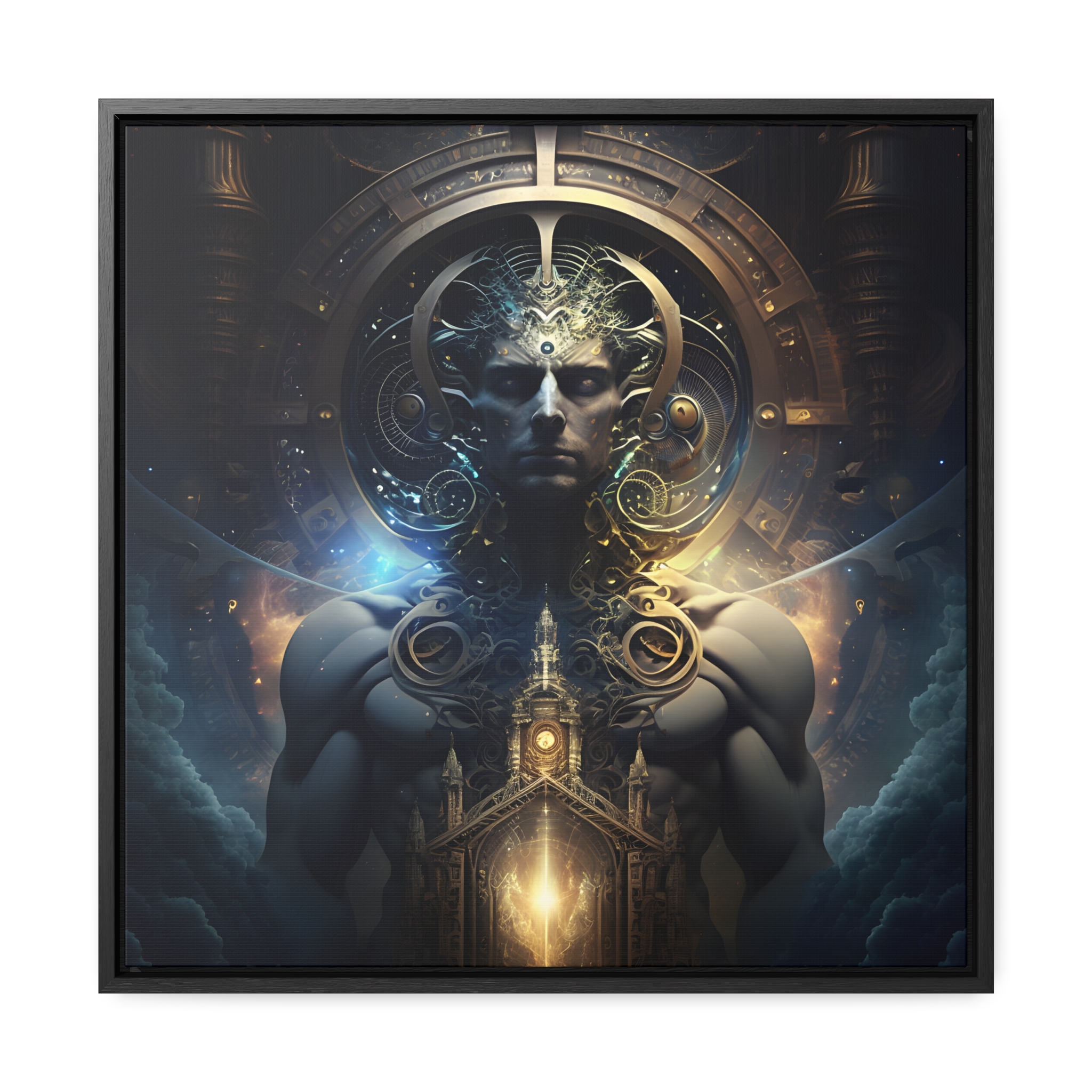 Eternal Trippers Collection Gallery Canvas Wraps, Square Frame (Viction)