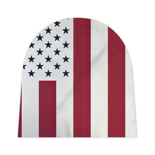 Patriotic Baby Beanie - USA Flag Infant Hat