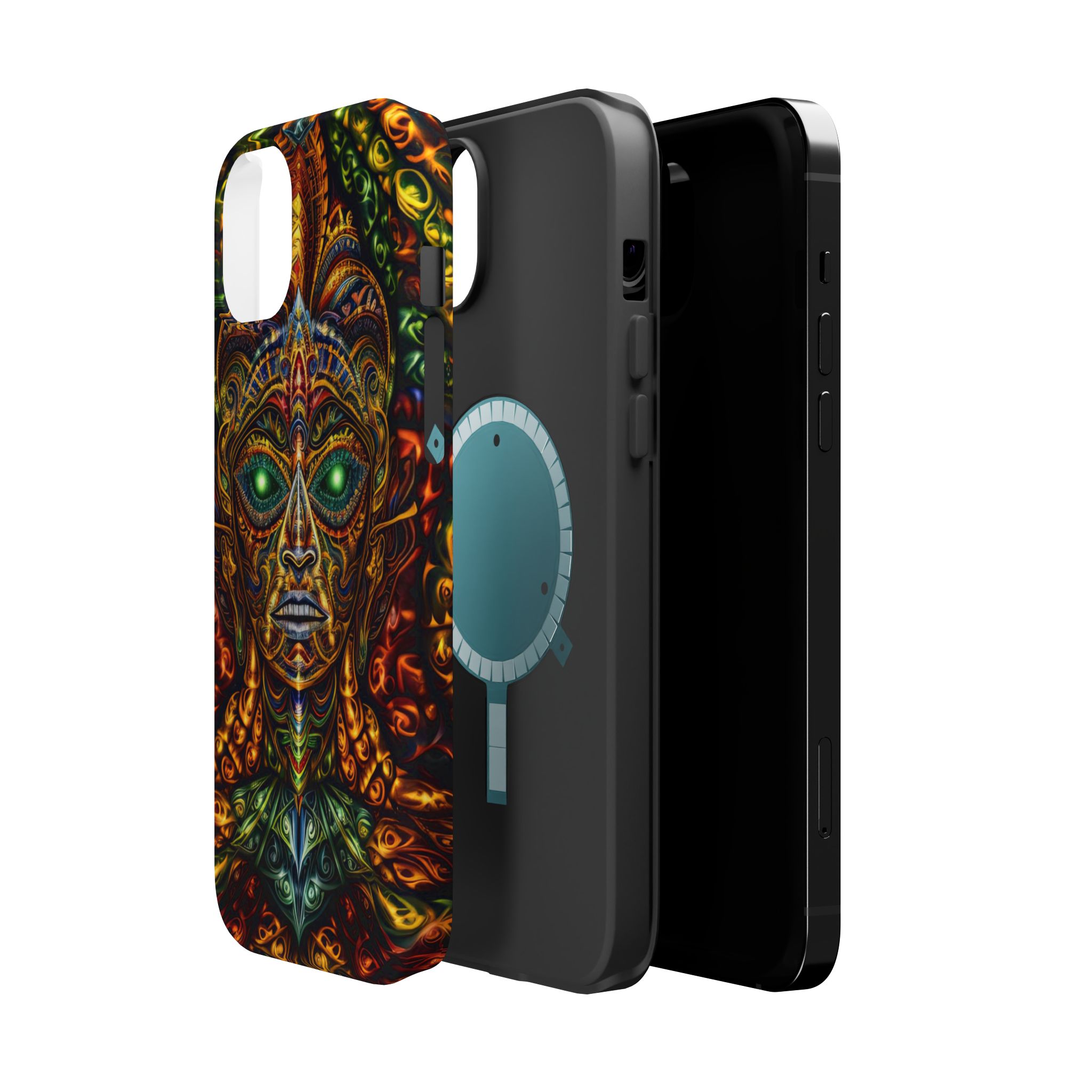 Psychedelic Magnetic Tough Case - Vibrant Smartphone Protection - Image 26