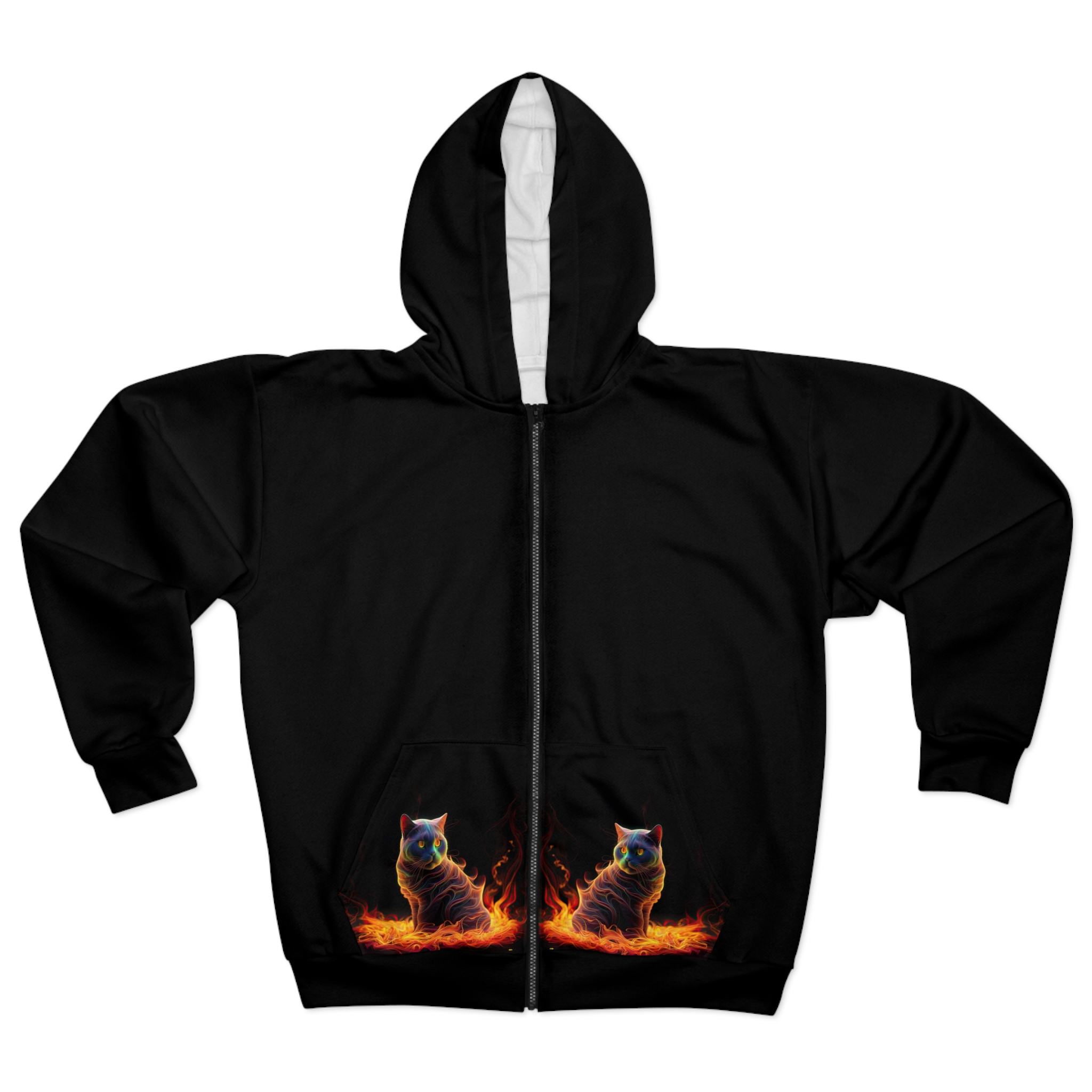 Pele Unisex Zip Hoodie