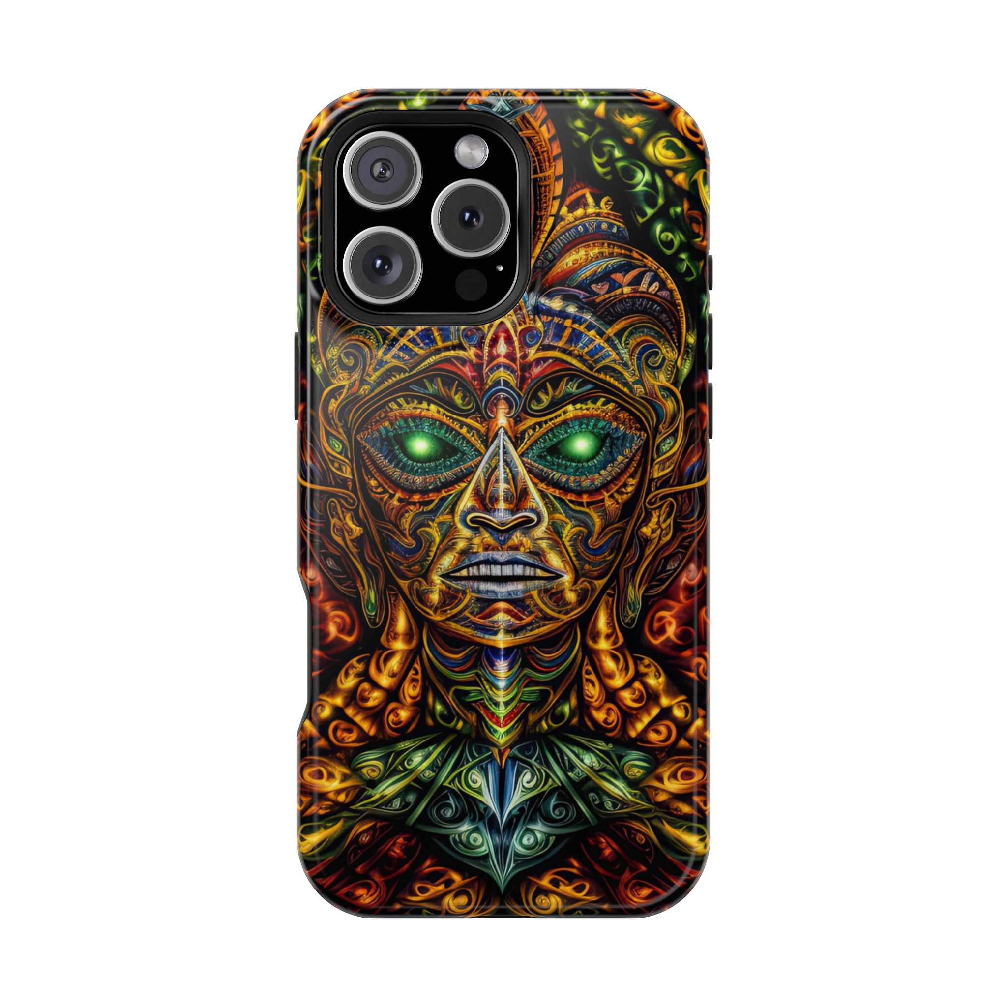 Psychedelic Magnetic Tough Case - Vibrant Smartphone Protection