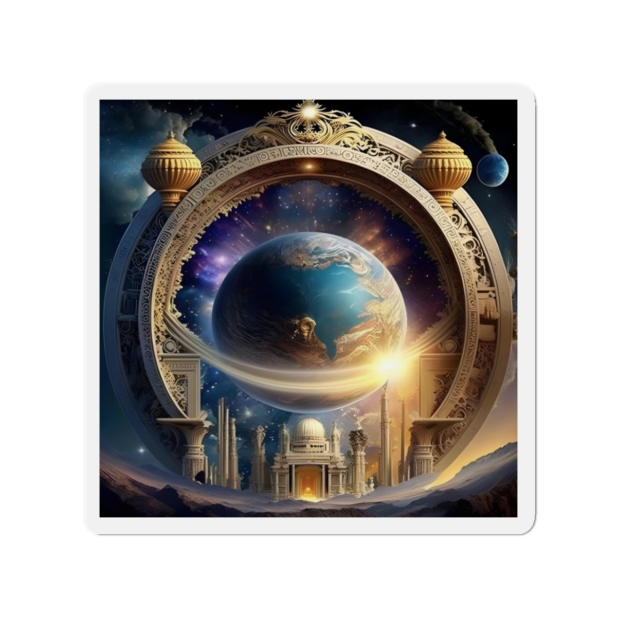 One Eternal Round Die-Cut Magnets