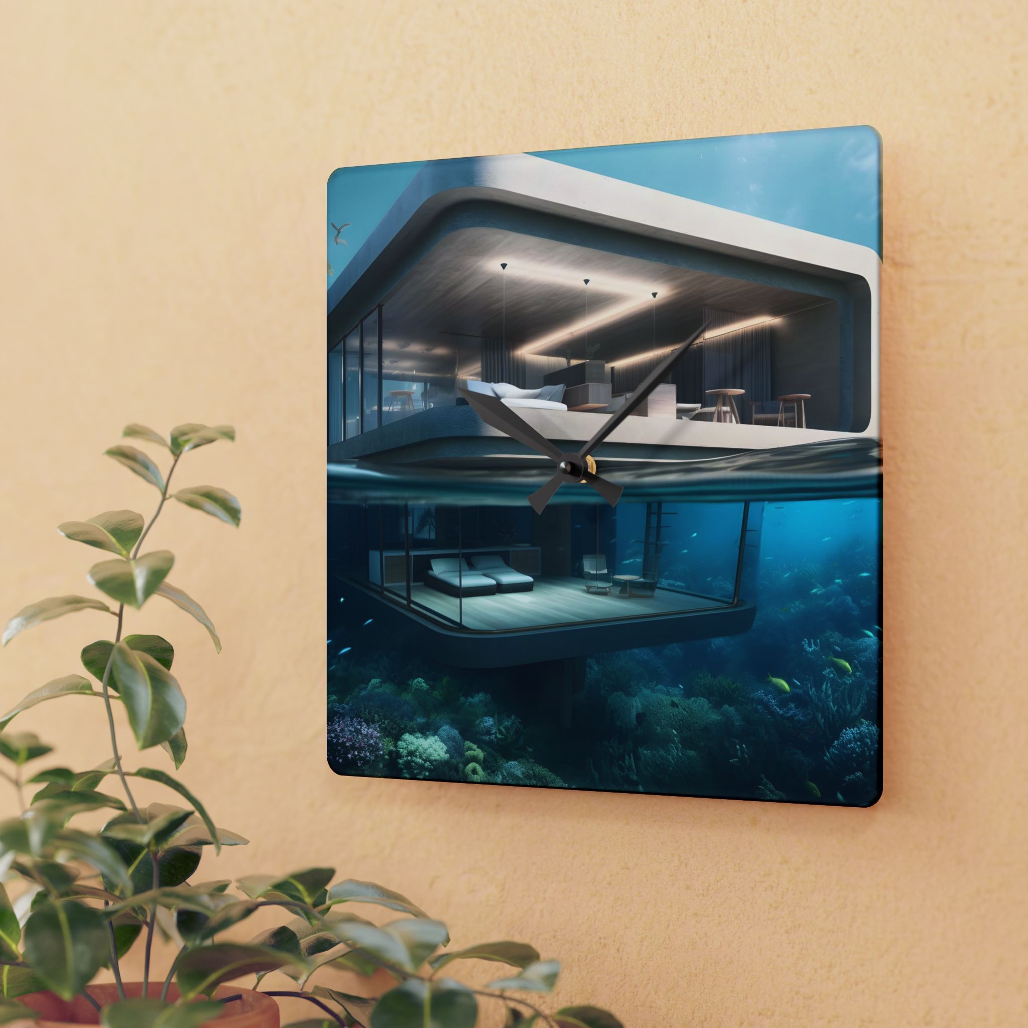 Time Till I Get Away Acrylic Wall Clock - Image 7