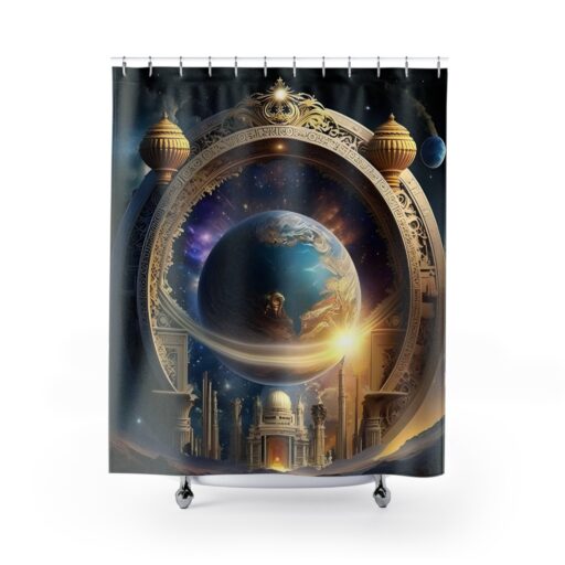 One Eternal Round Shower Curtains House of Trippers