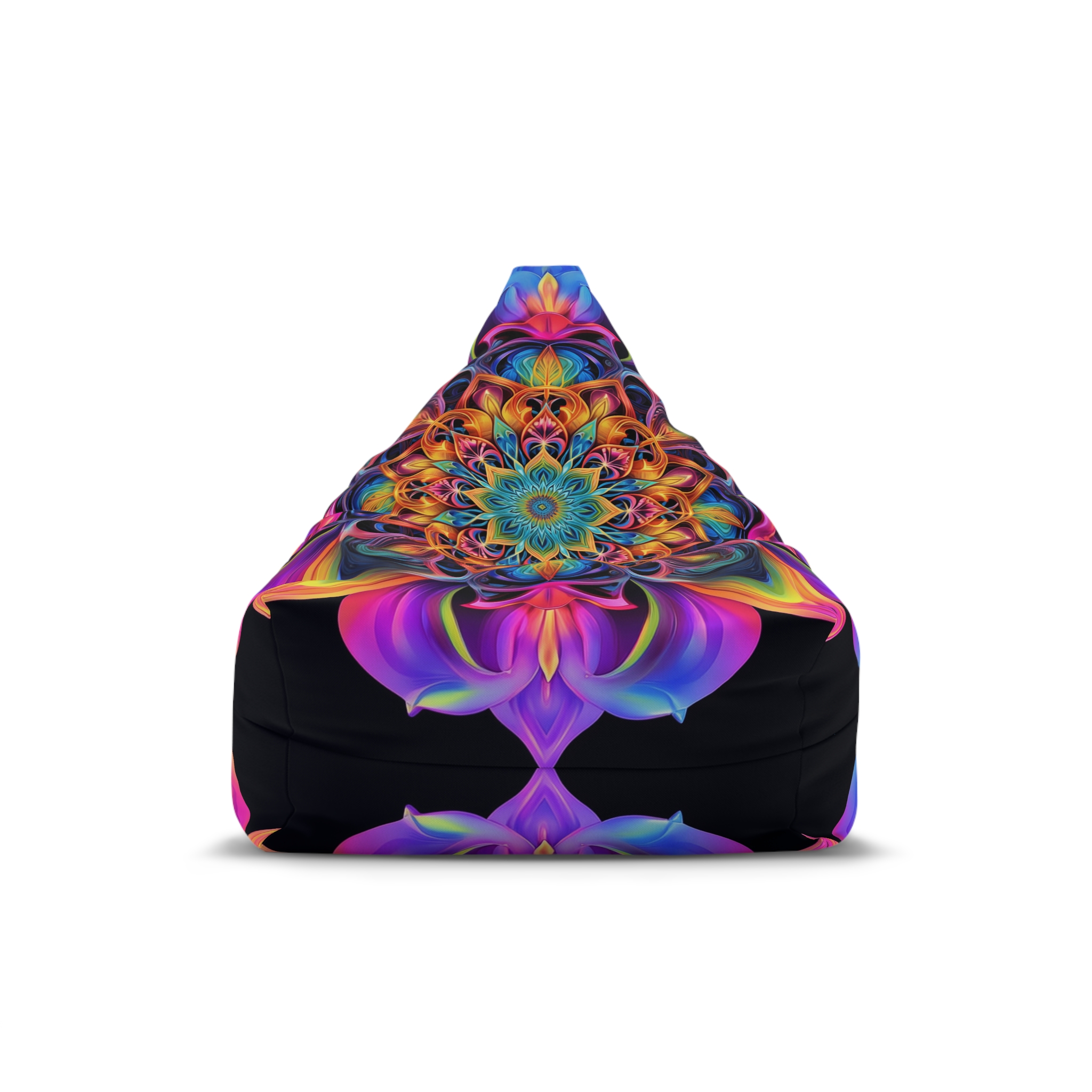 Vibrant Floral Bean Bag Chair Cover for Cozy Spaces - Image 8