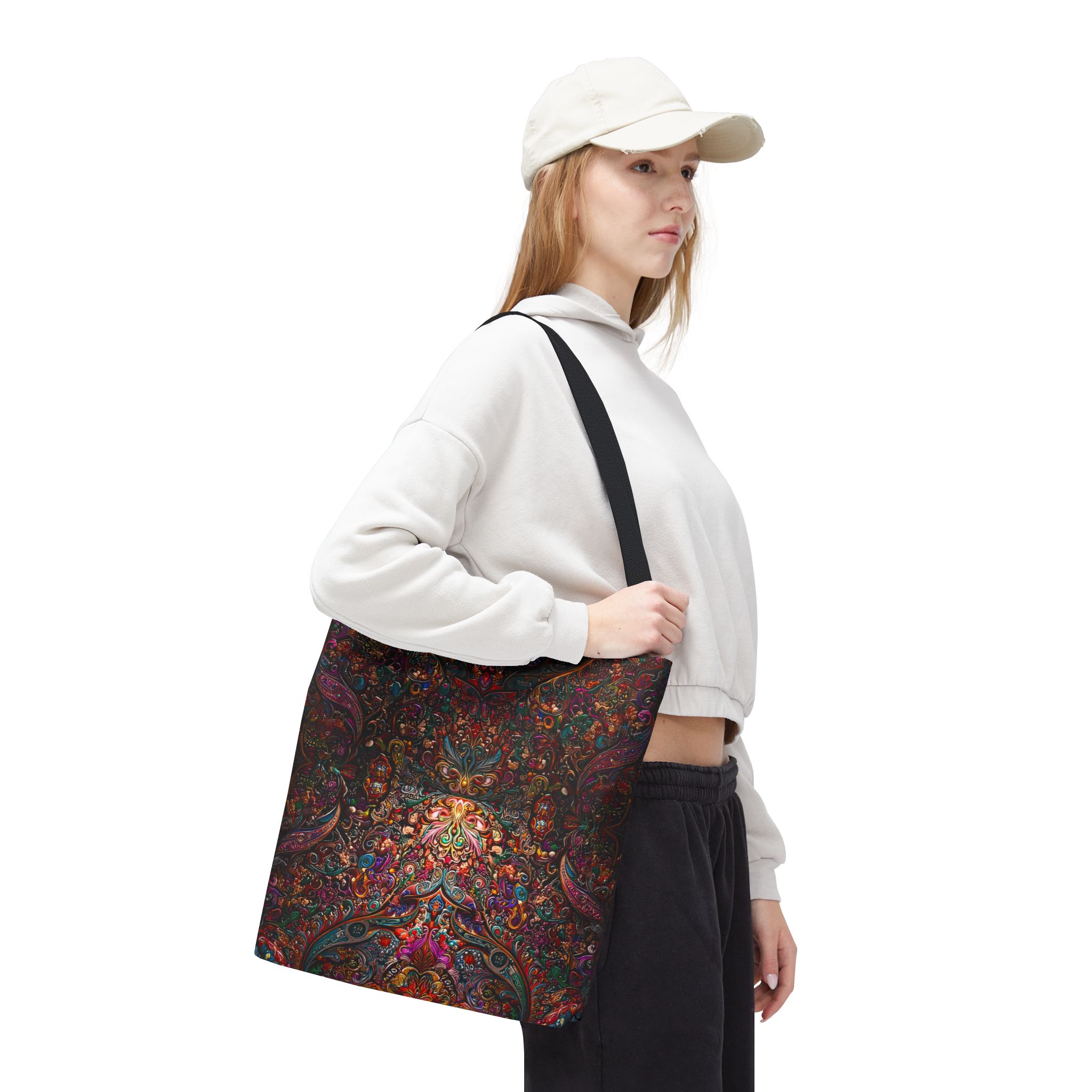Vibrant Floral Tote Bag - Stylish & Functional for Everyday Use - Image 12