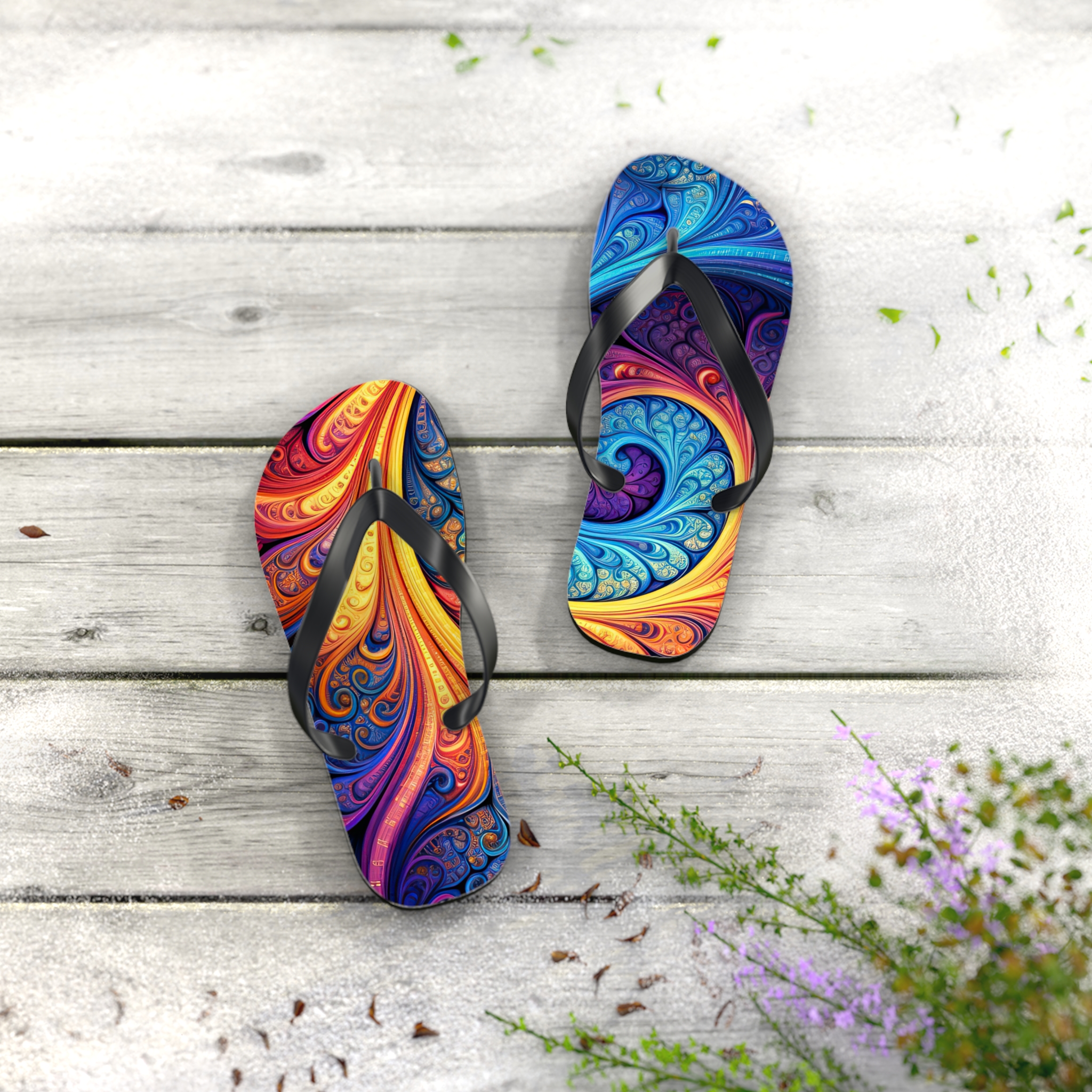 Swirling Flip Flops - Image 4