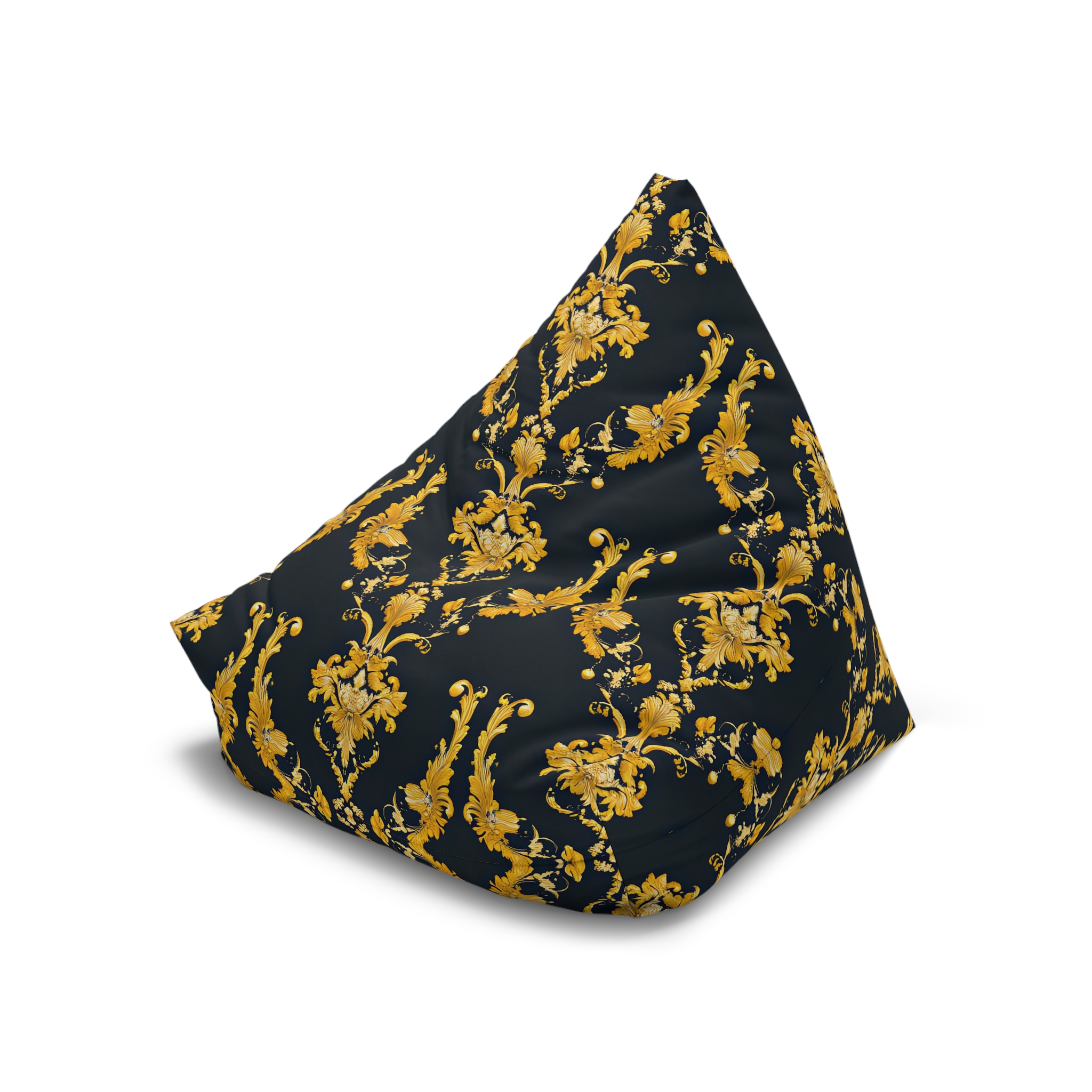 Elegant Floral Bean Bag Chair Cover - Cozy Home Decor - Image 6