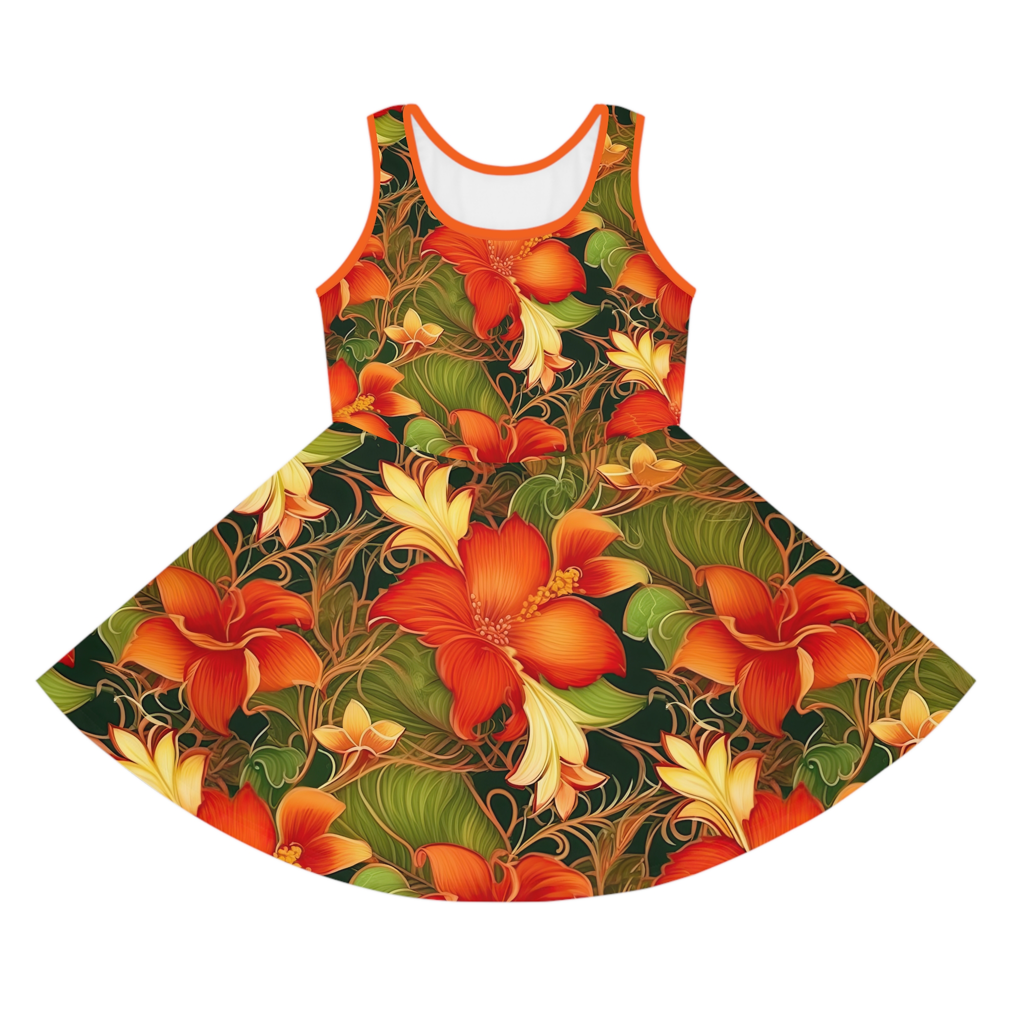 Hawaiian Girls' Sleeveless Sundress
