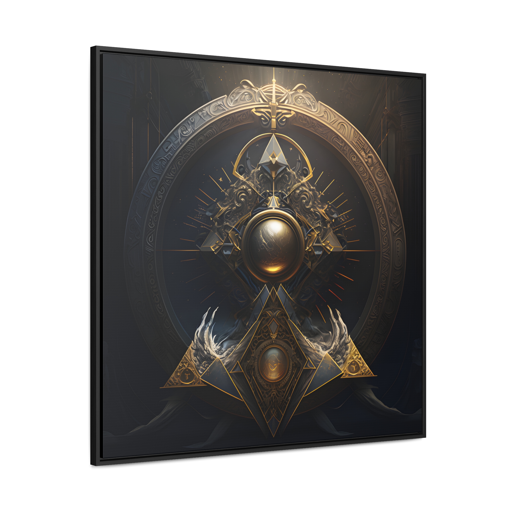 House of Trippers Gallery Canvas Wraps, Square Frame (Portal to the Gods) - Image 2