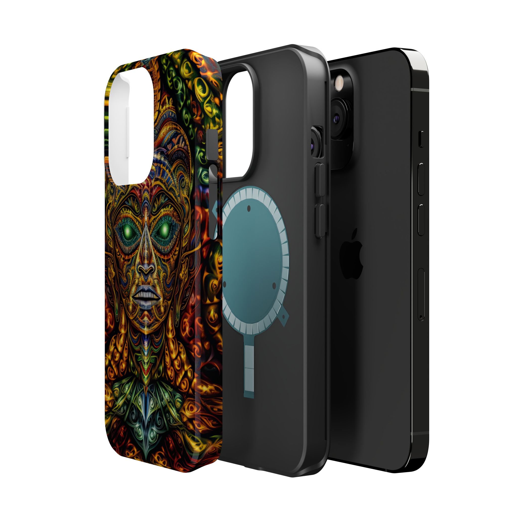 Psychedelic Magnetic Tough Case - Vibrant Smartphone Protection - Image 54