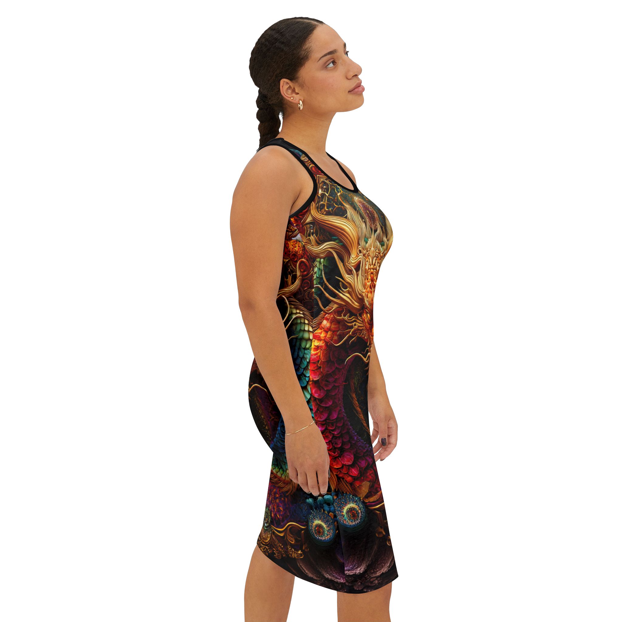 Women's Boss Dragon Racerback Dress - Image 6