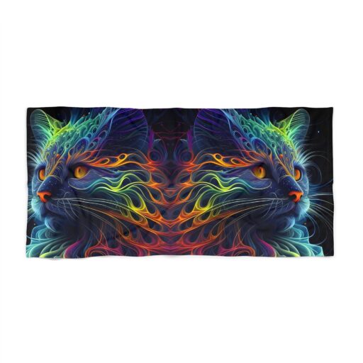 Pretty Kitty Beach Towel