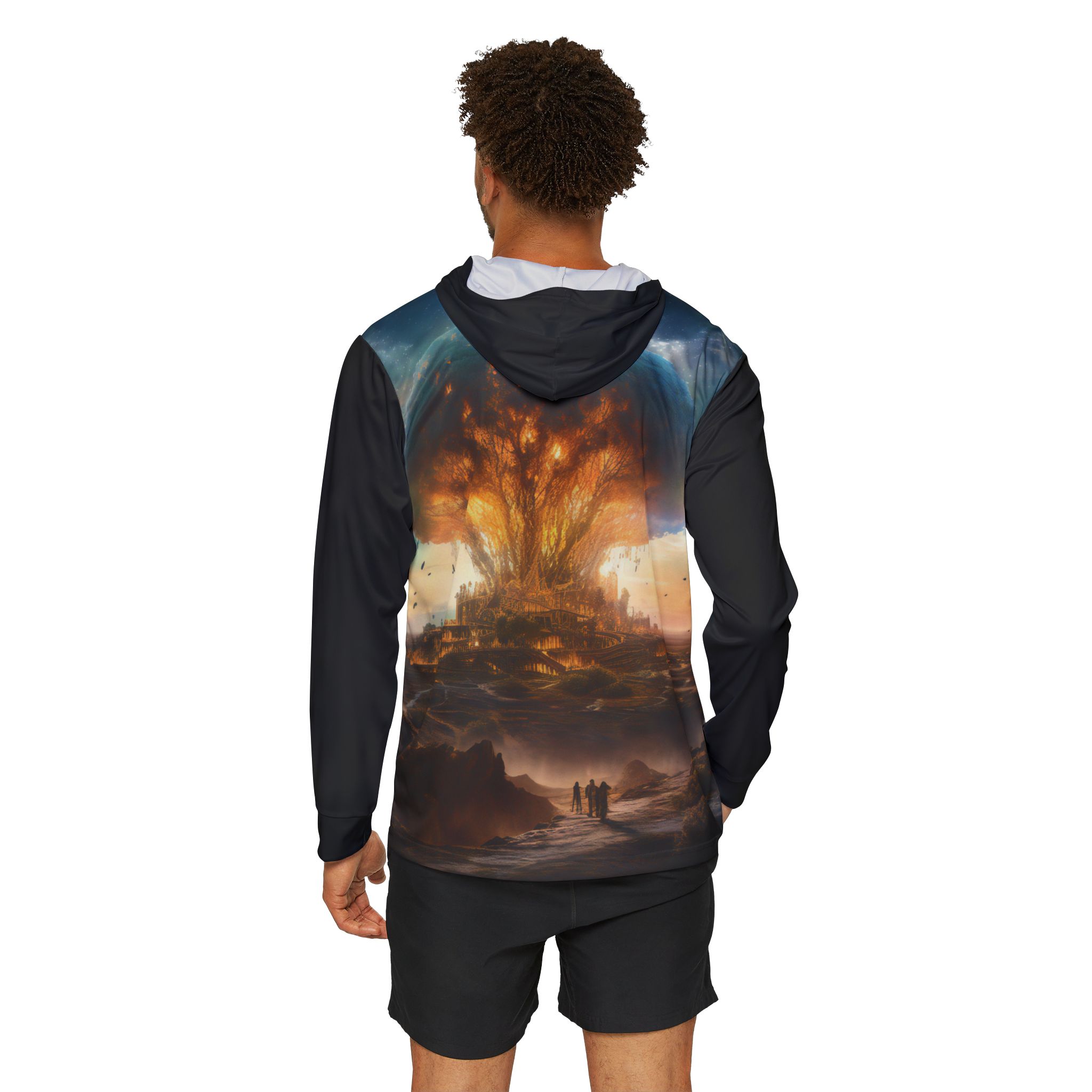 Party At The Mushroom Men's Sports Warmup Hoodie - Image 4