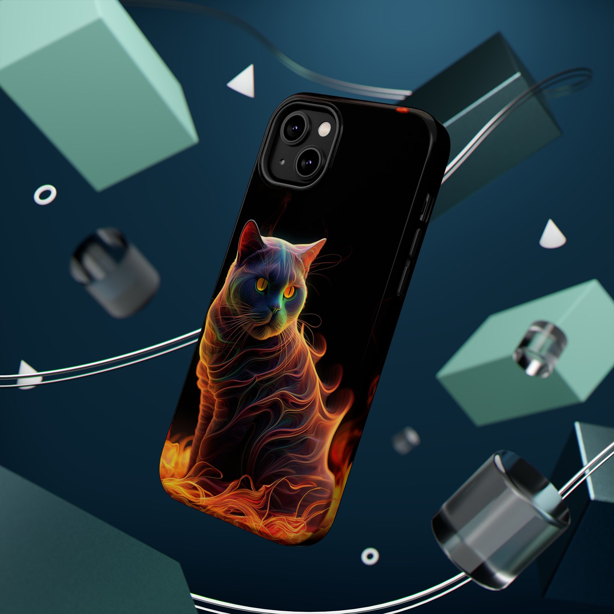 Damien I miss you Baby Vibrant Cat Design Magnetic Tough Cases – Pet Lover’s Phone Accessories - Image 23