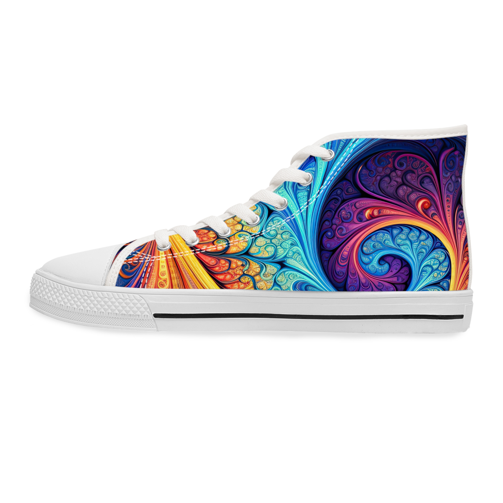 Swirling Women's High Top Sneakers - Image 6