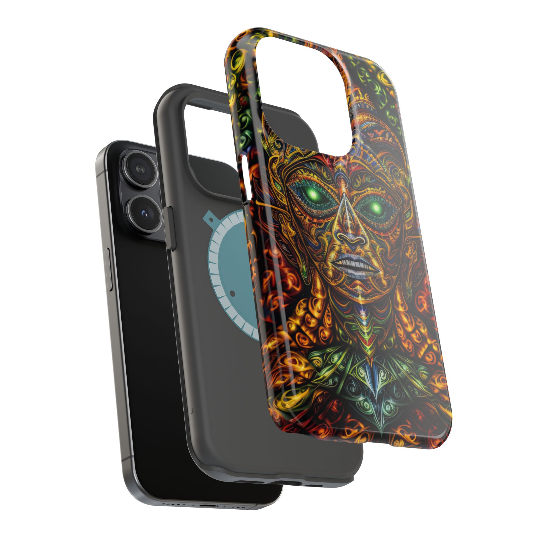 Psychedelic Magnetic Tough Case - Vibrant Smartphone Protection - Image 80