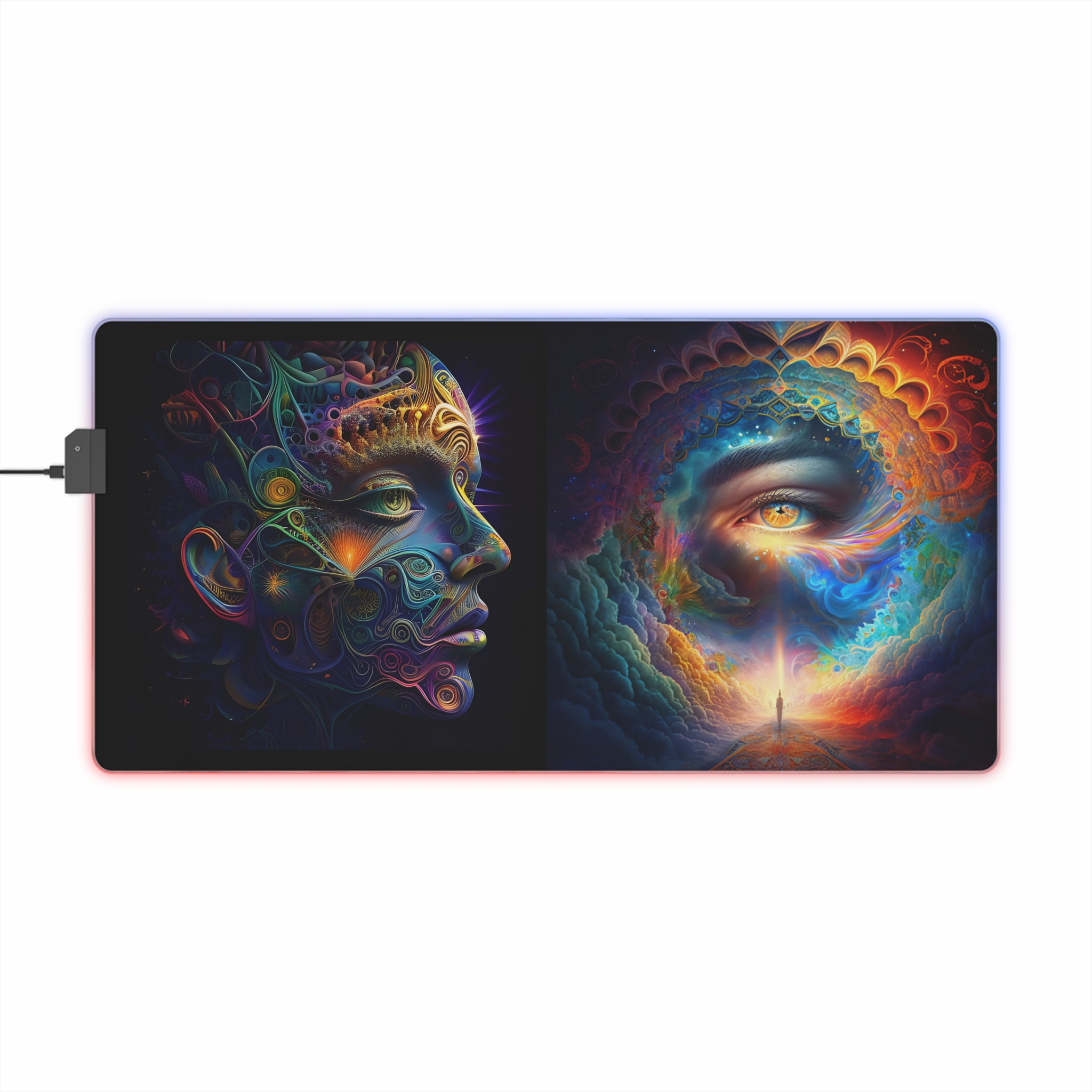 Child of the rainbow LED Gaming Mouse Pad (colors within colors) - Image 8