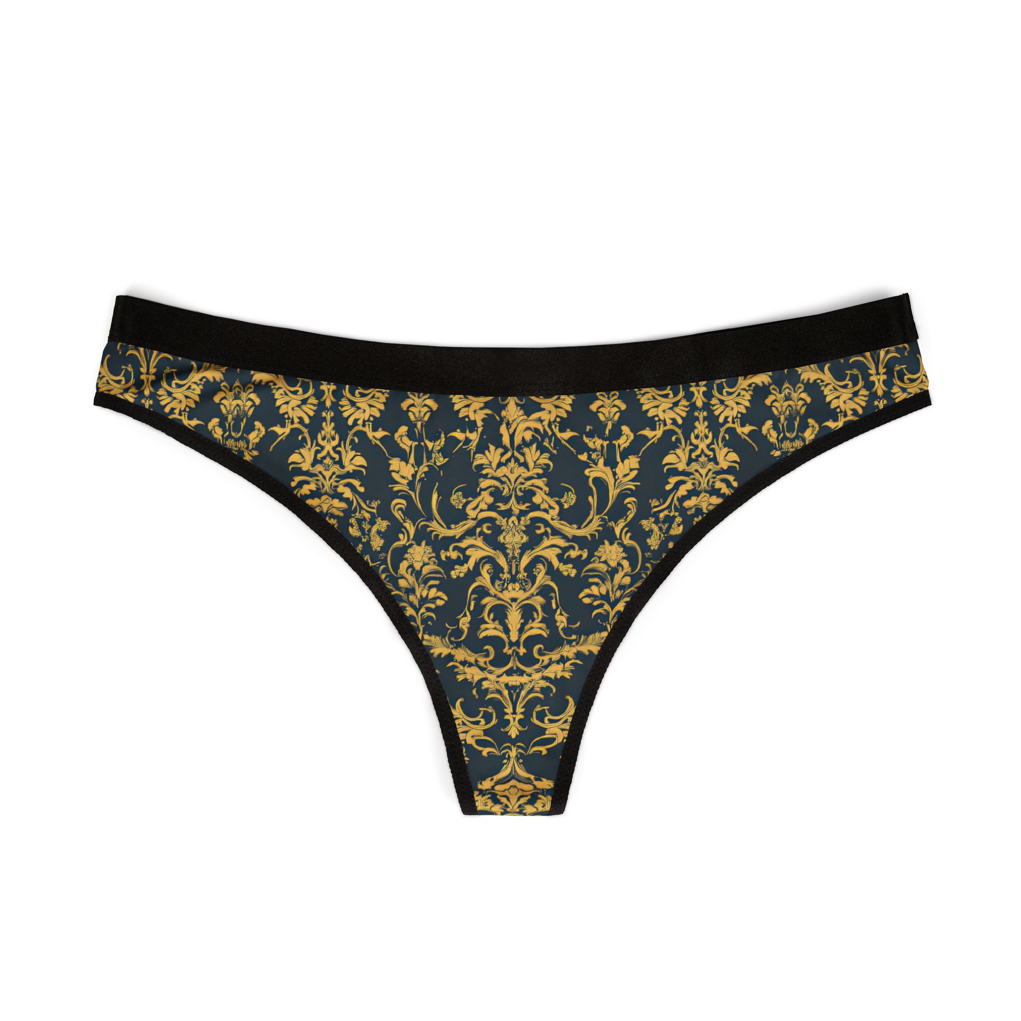 Elegant Floral Women's Thongs - Luxurious Comfort and Style