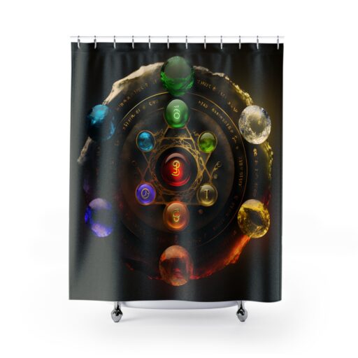House of Trippers Shower Curtains (Choose your Chakras)