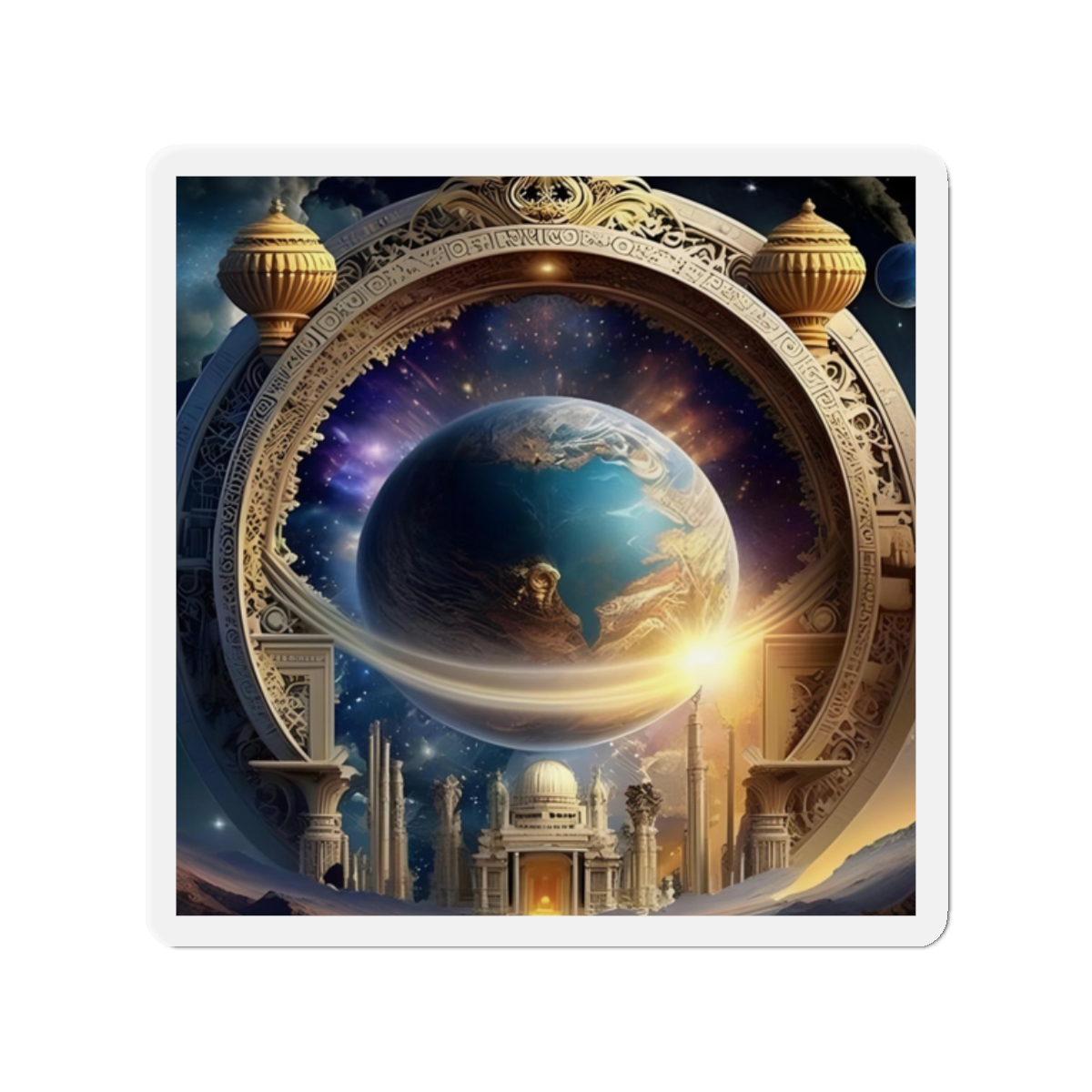 One Eternal Round Die-Cut Magnets - Image 4