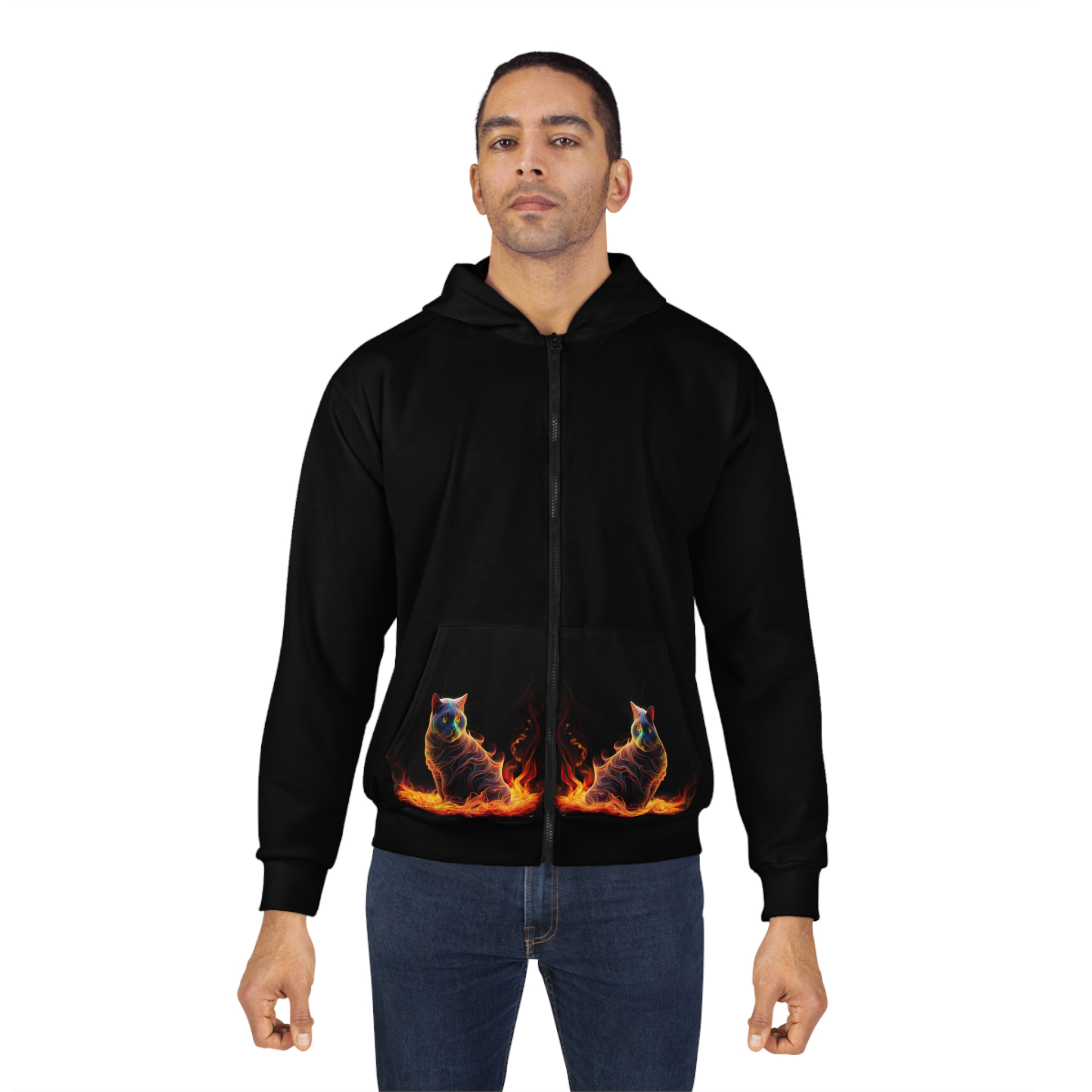 Pele Unisex Zip Hoodie - Image 4
