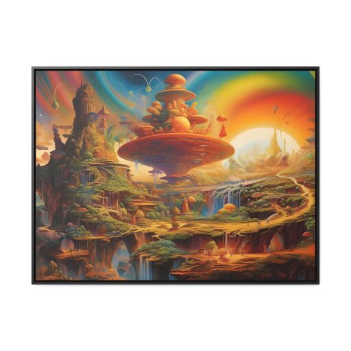 Happy Fun Place Gallery Canvas Wraps, Horizontal Frame House of Trippers