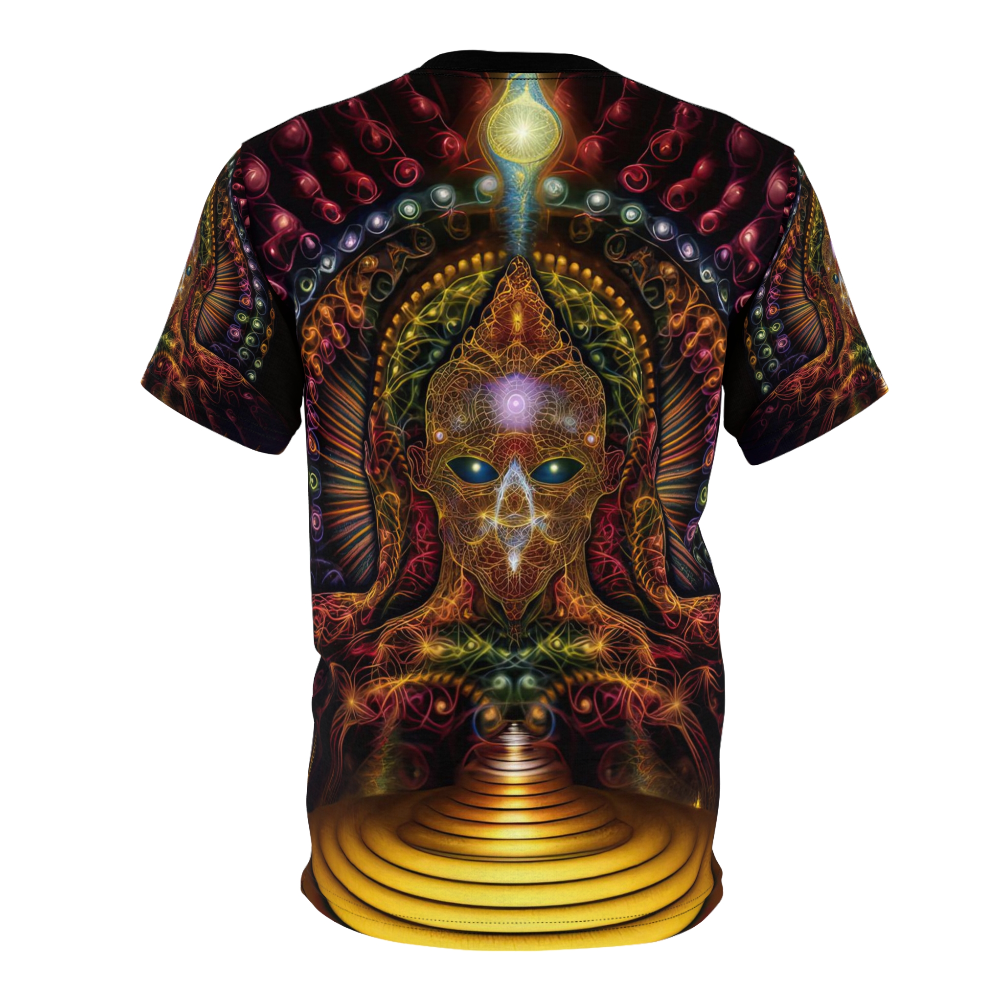The Manifestation Of The Divine In Me Unisex Cut & Sew Tee - Image 2