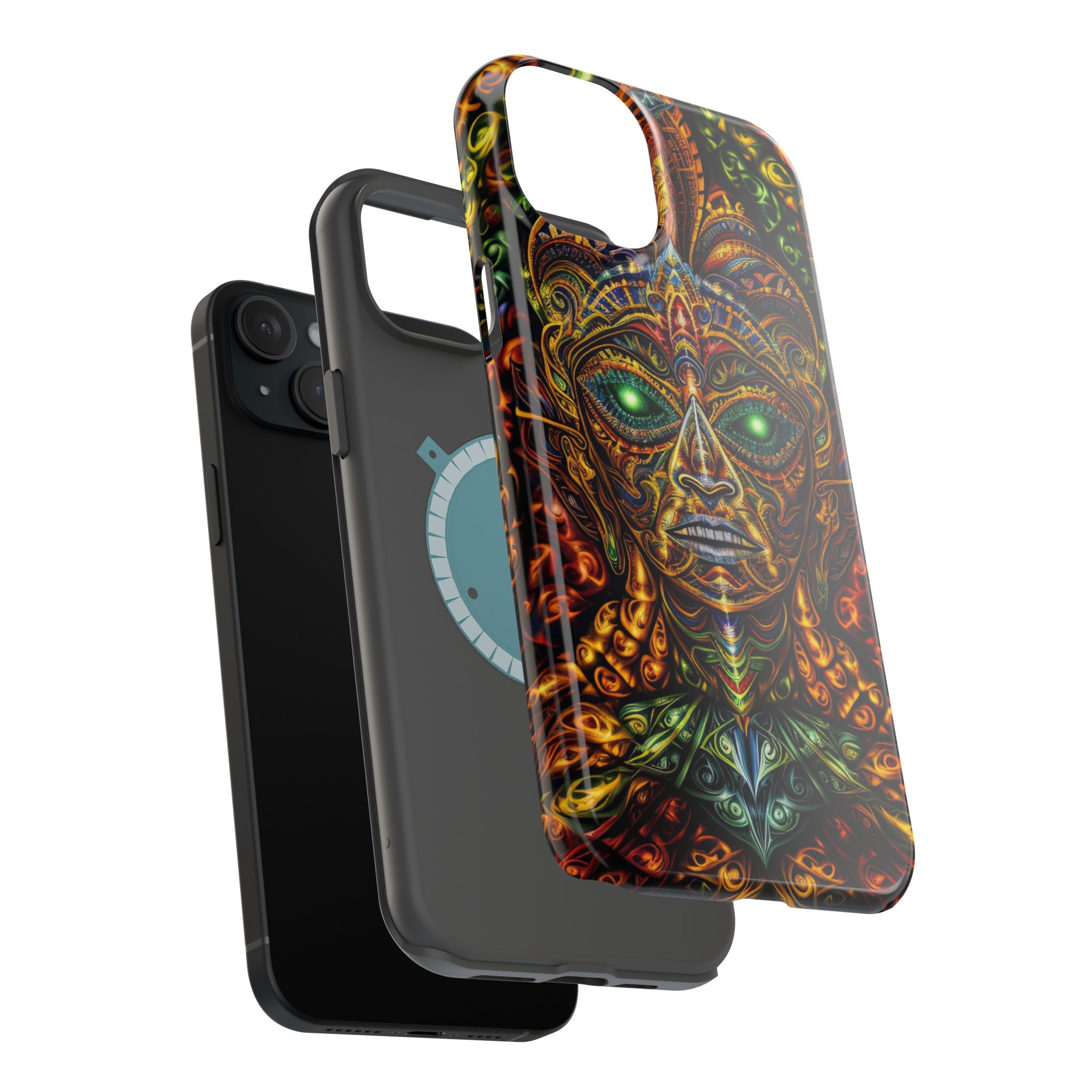 Psychedelic Magnetic Tough Case - Vibrant Smartphone Protection - Image 88